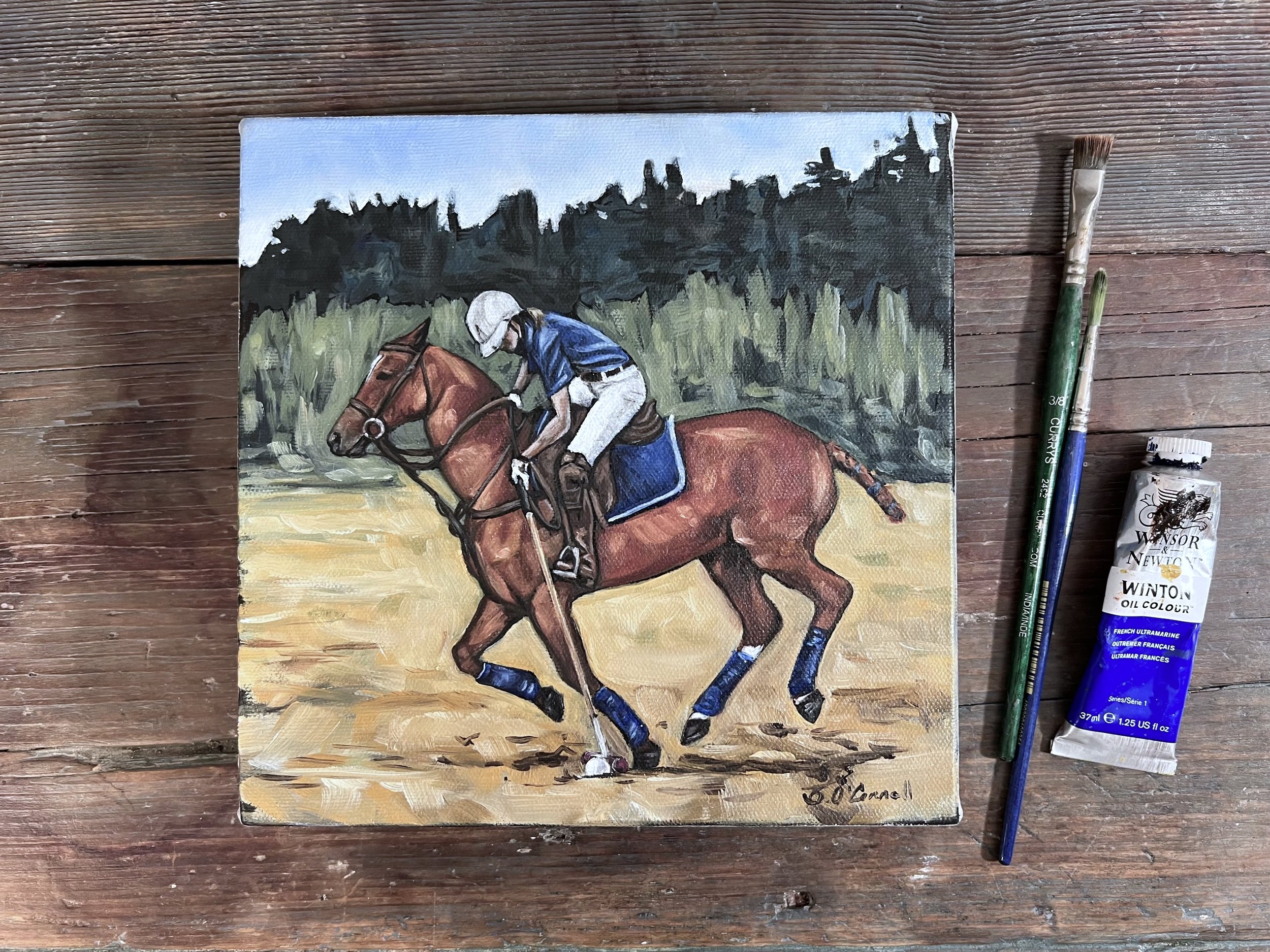 Polo Horse Painting