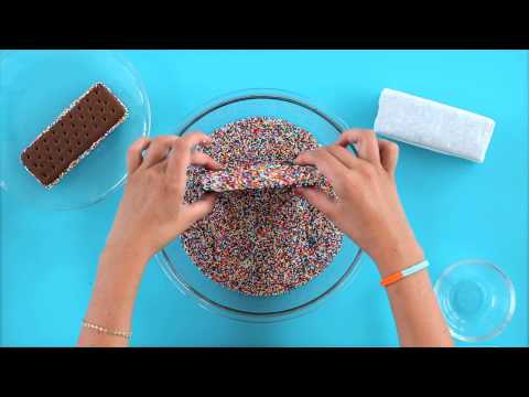 Sprinkle Ice Cream Sandwiches