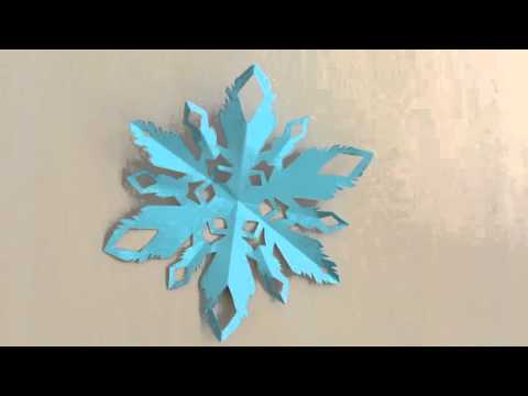 Paper Snowflake Stop Animation
