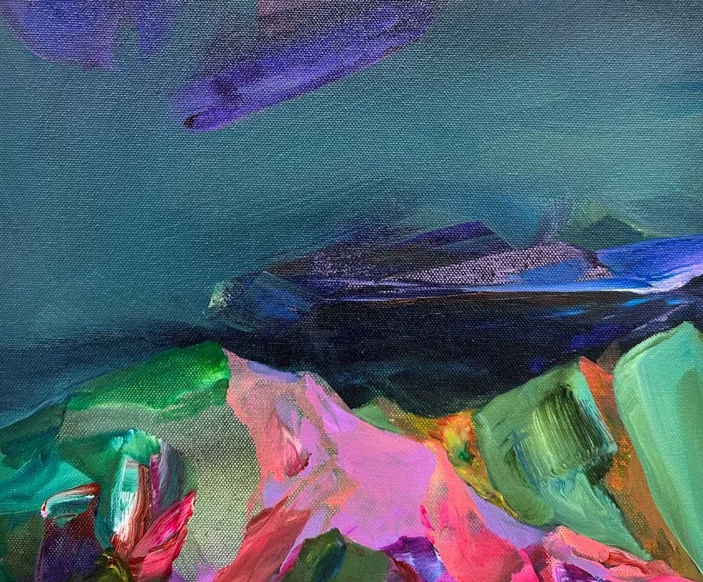  Untitled 1023039  2023, Acrylic on canvas, 10 x 12 x 0.75 in 