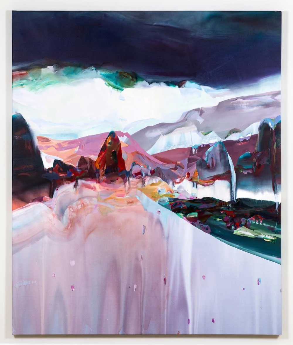  All the sweetness  2023, Acrylic and Flashe on canvas, 72 x 60 x 1.5 in 
