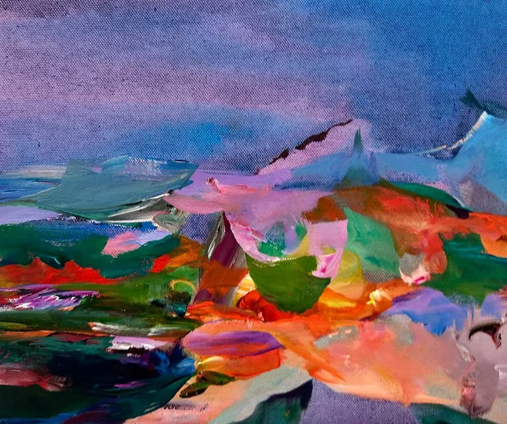  Untitled 1023038  2023, Acrylic on canvas, 10 x 12 x 0.75 in 