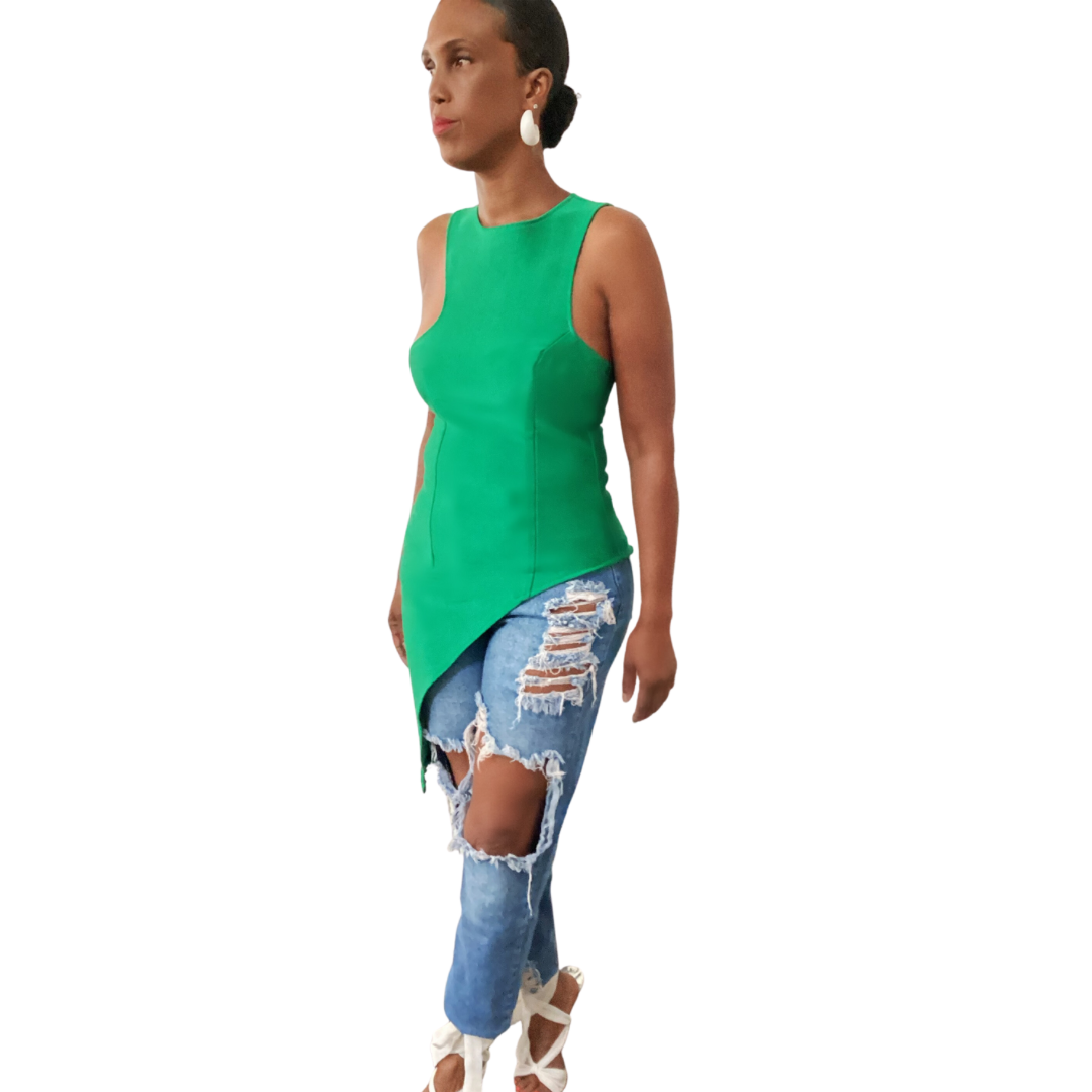 LC2 - KELLY GREEN TOP