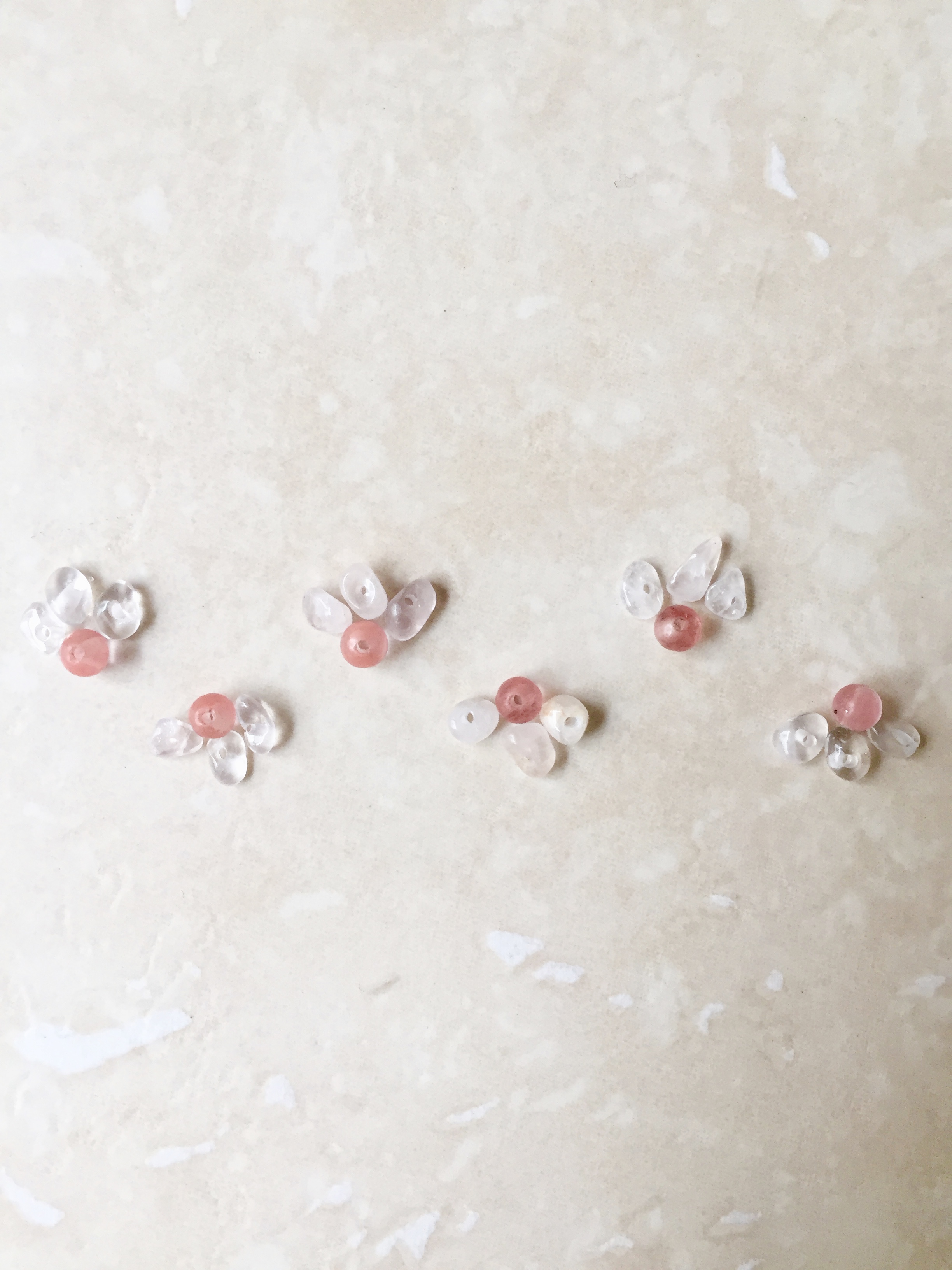 Rose quartz ranges in shades of pink