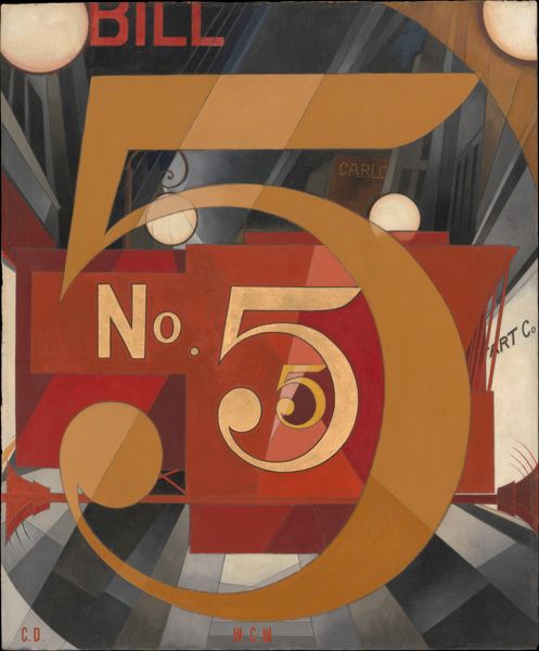 “I Saw the Figure 5 in Gold” 1928 Charles Demuth