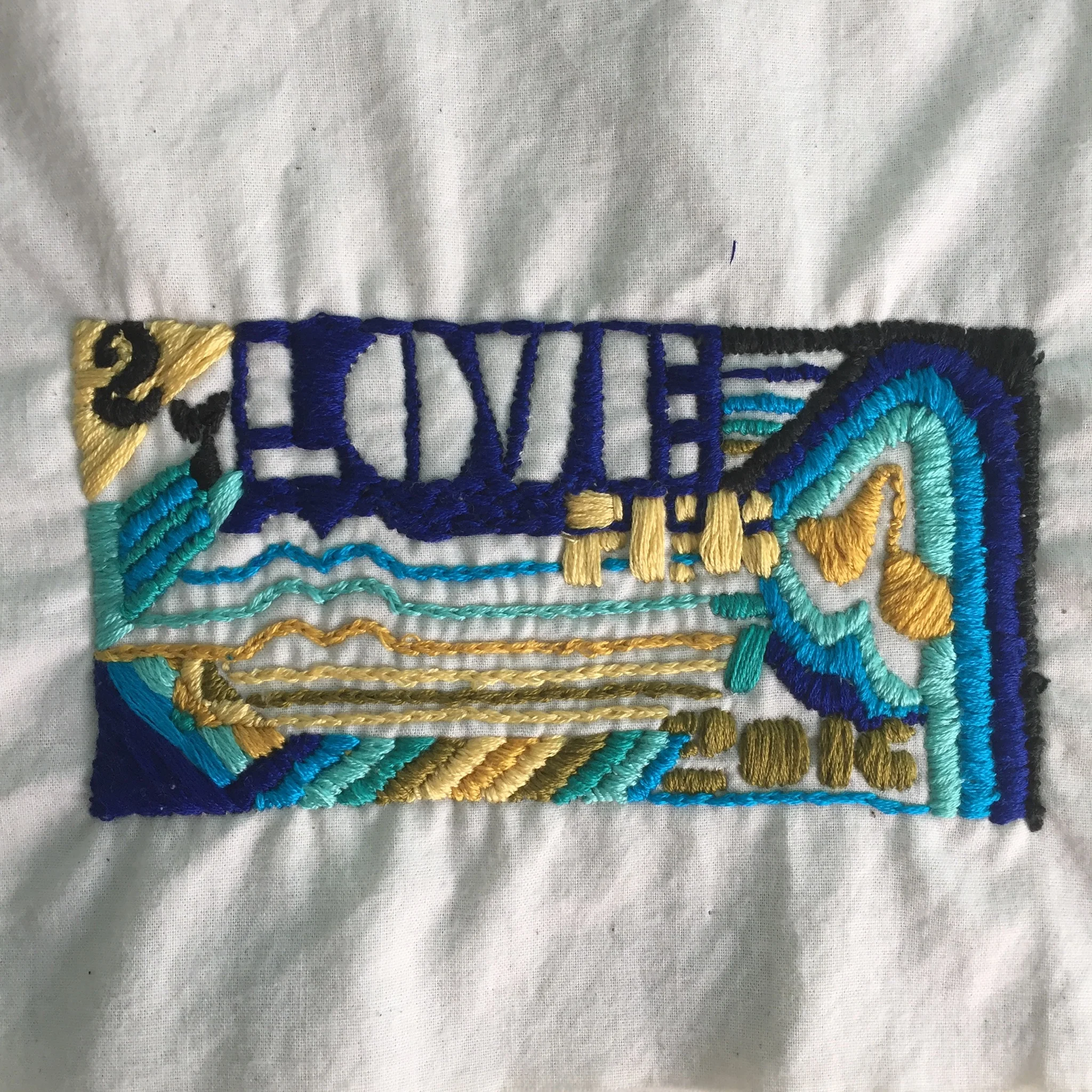 Alyson + Angel Love Embroidery