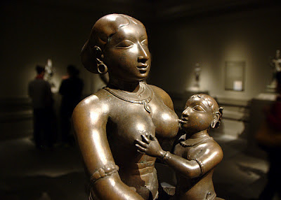 Krishna's Foster-Mother, Yashoda, with the Infant Krishna India (Tamil Nadu, Pudukkottai and Tanjavur districts) Chola period, early 12th century Photographed at the Metropolitan Museum of Art by Niccolò Caranti