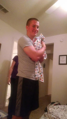 Proud dad with his boy!
