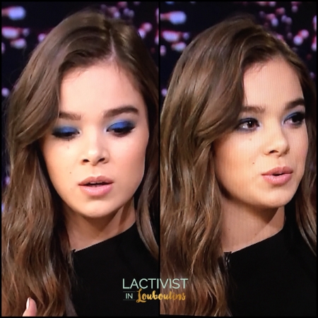 The pics I snapped of Hailee Steinfeld on Jimmy Fallon, as mentioned above.