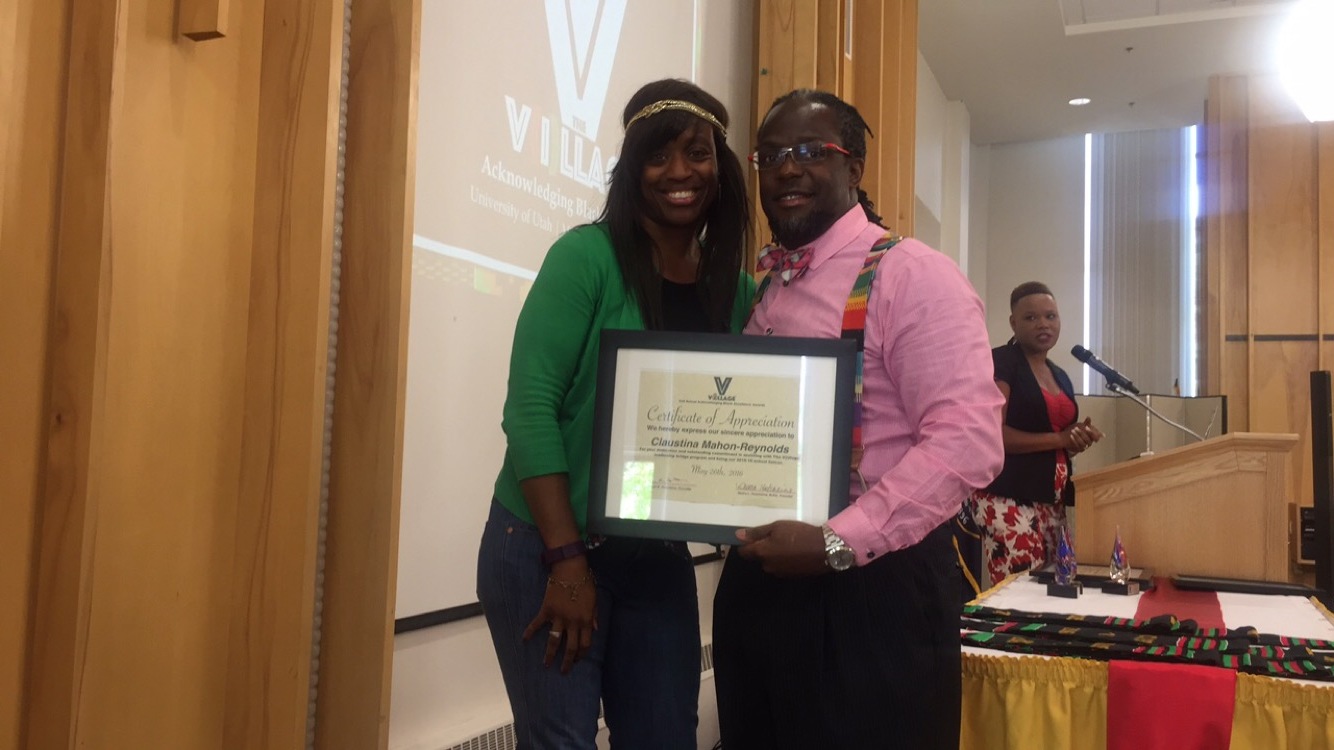 Northwest Middle School Vice Principal Claustina Mahon-Reynolds was selected as The V(i)llage Liaison of the Year for unflinching dedication to the growth of Black students.