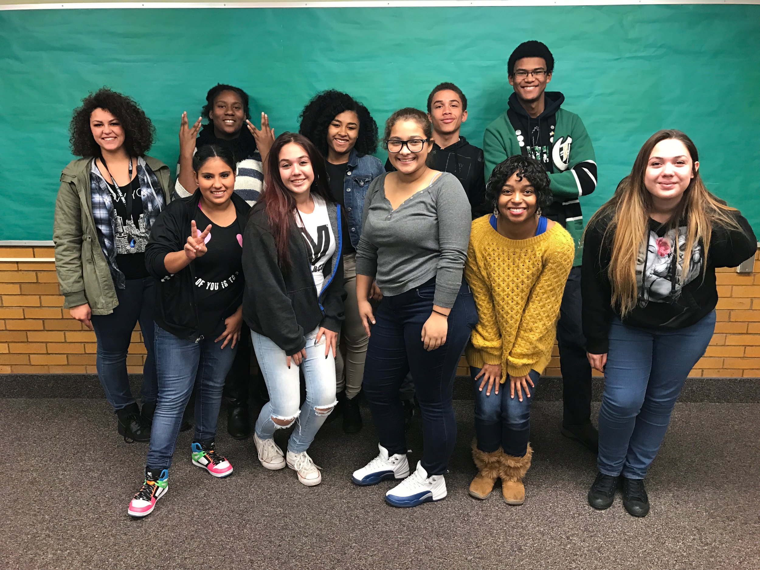 Clearfield High School Scholar Leaders + Ambassador Yancey