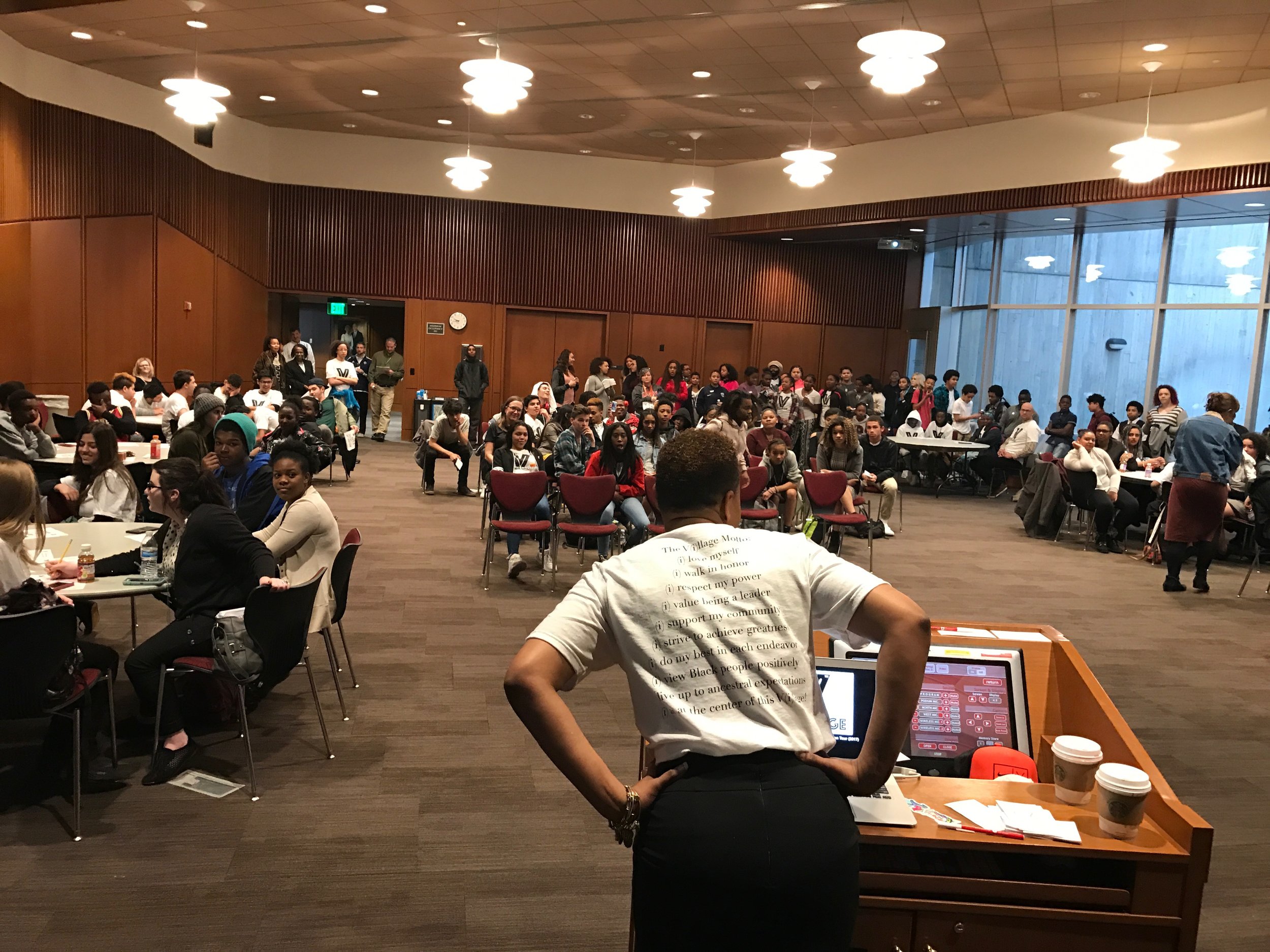 STEM U Orientation Morning + Mrs. Nedra