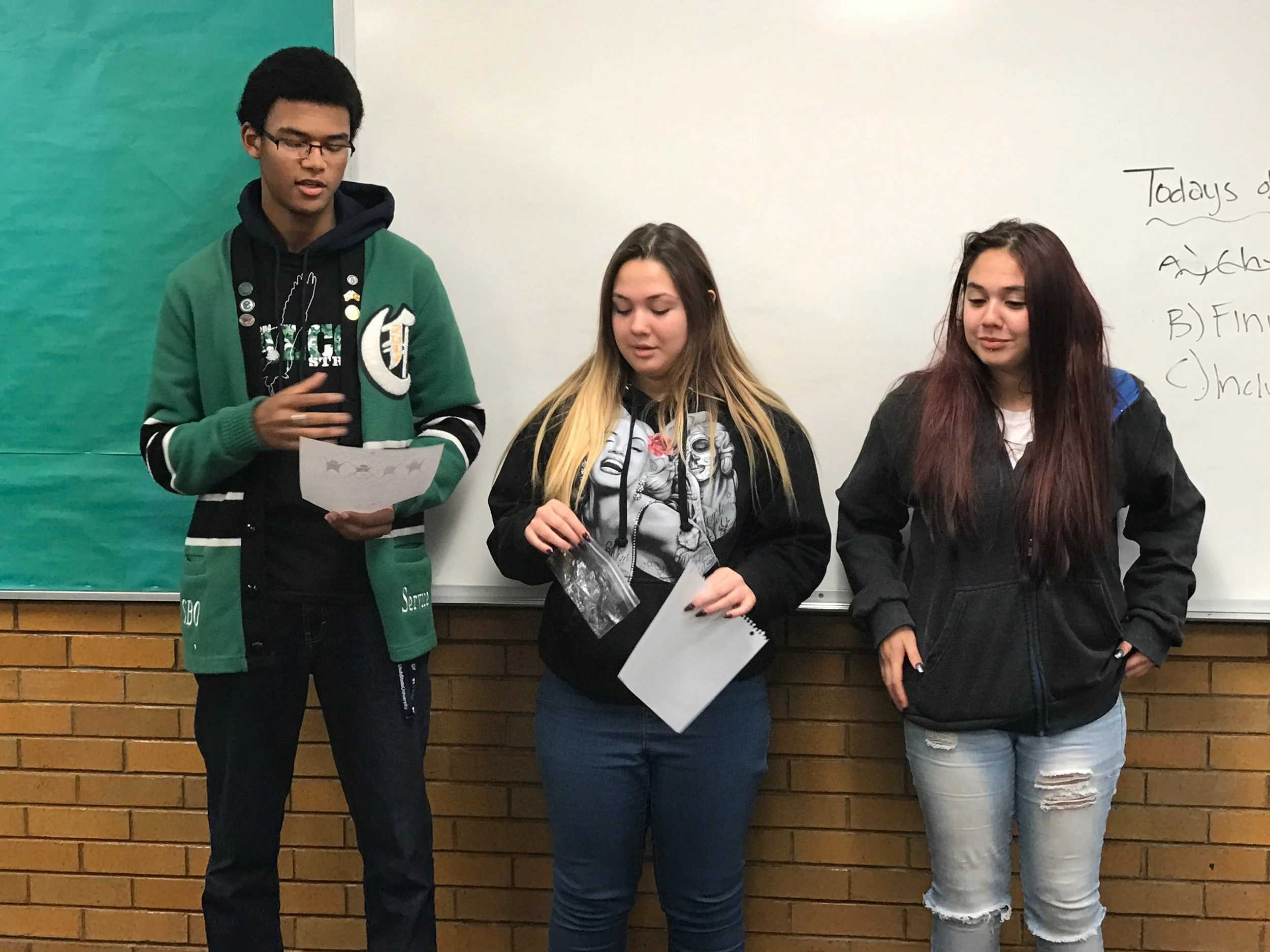 Clearfield High Scholar Leaders Presenting During Curriculum Day