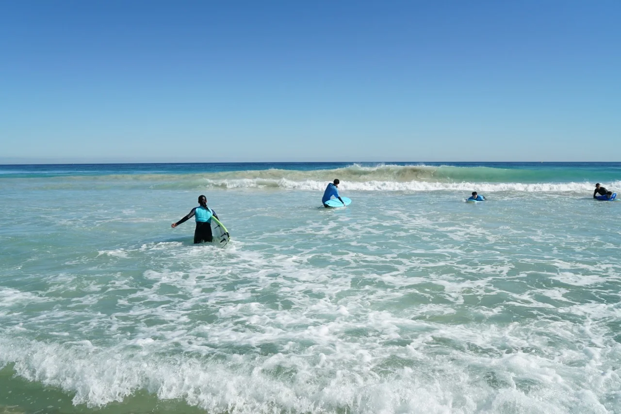 How to paddle past the impact zone and onto the lineup