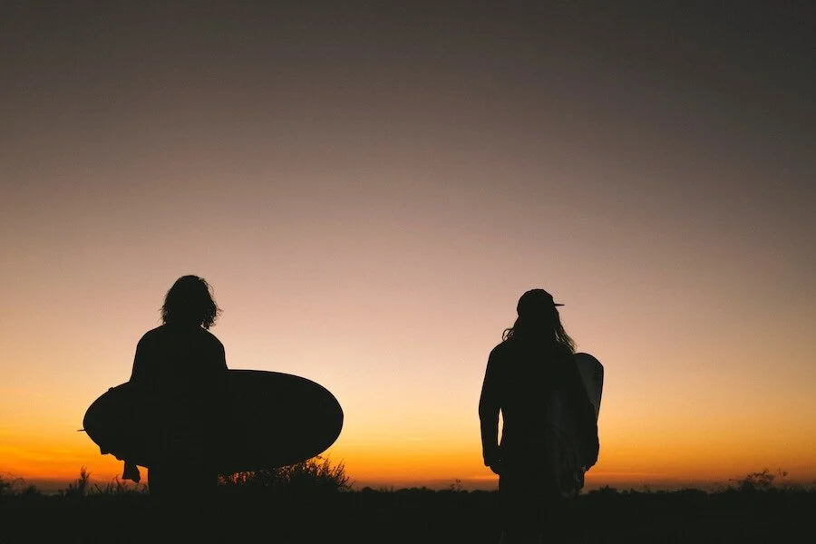 Dawn patrol surf check before joining Go Surf’s surf lessons in Perth