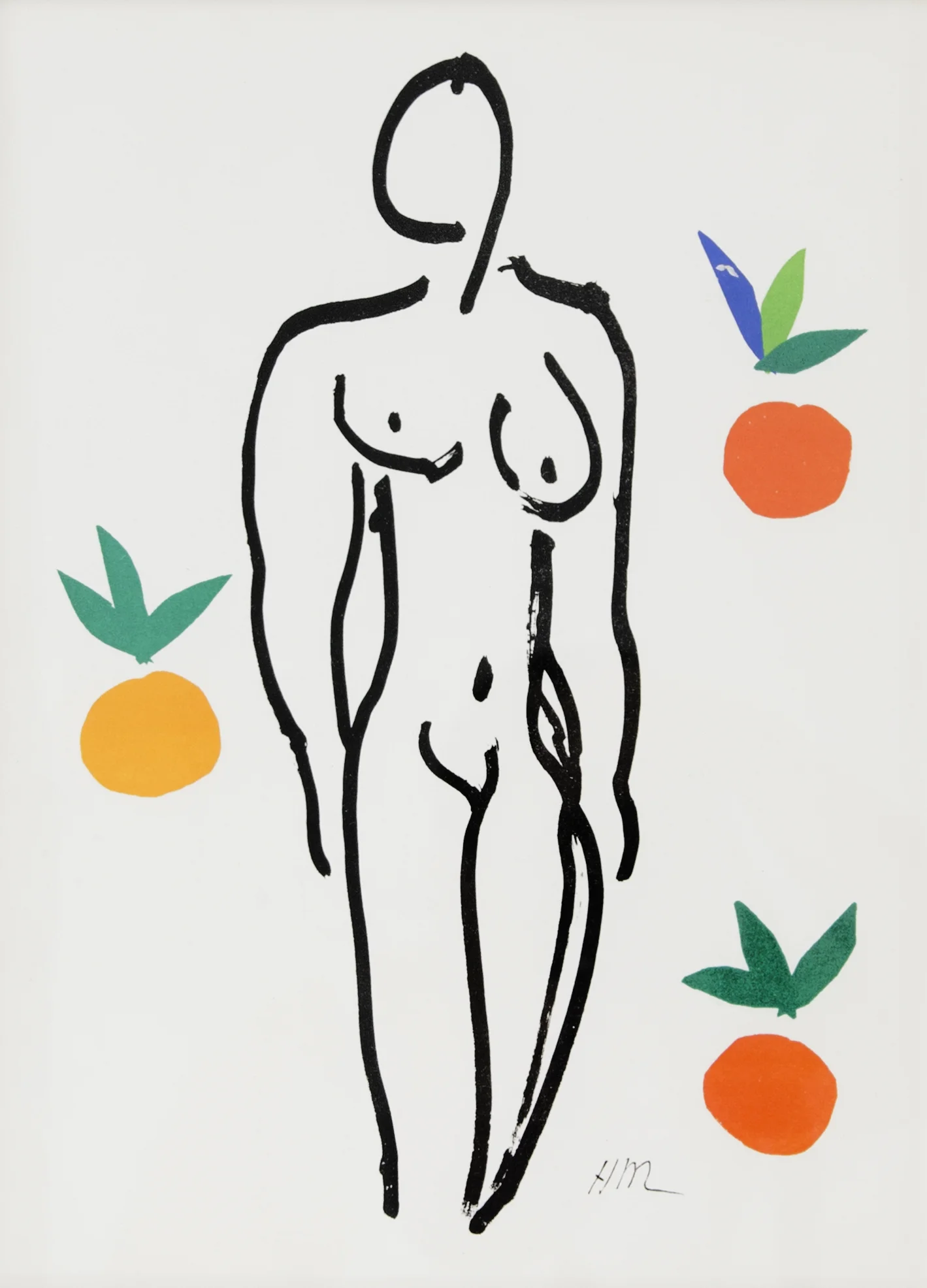   Nude with Oranges-  Available here   