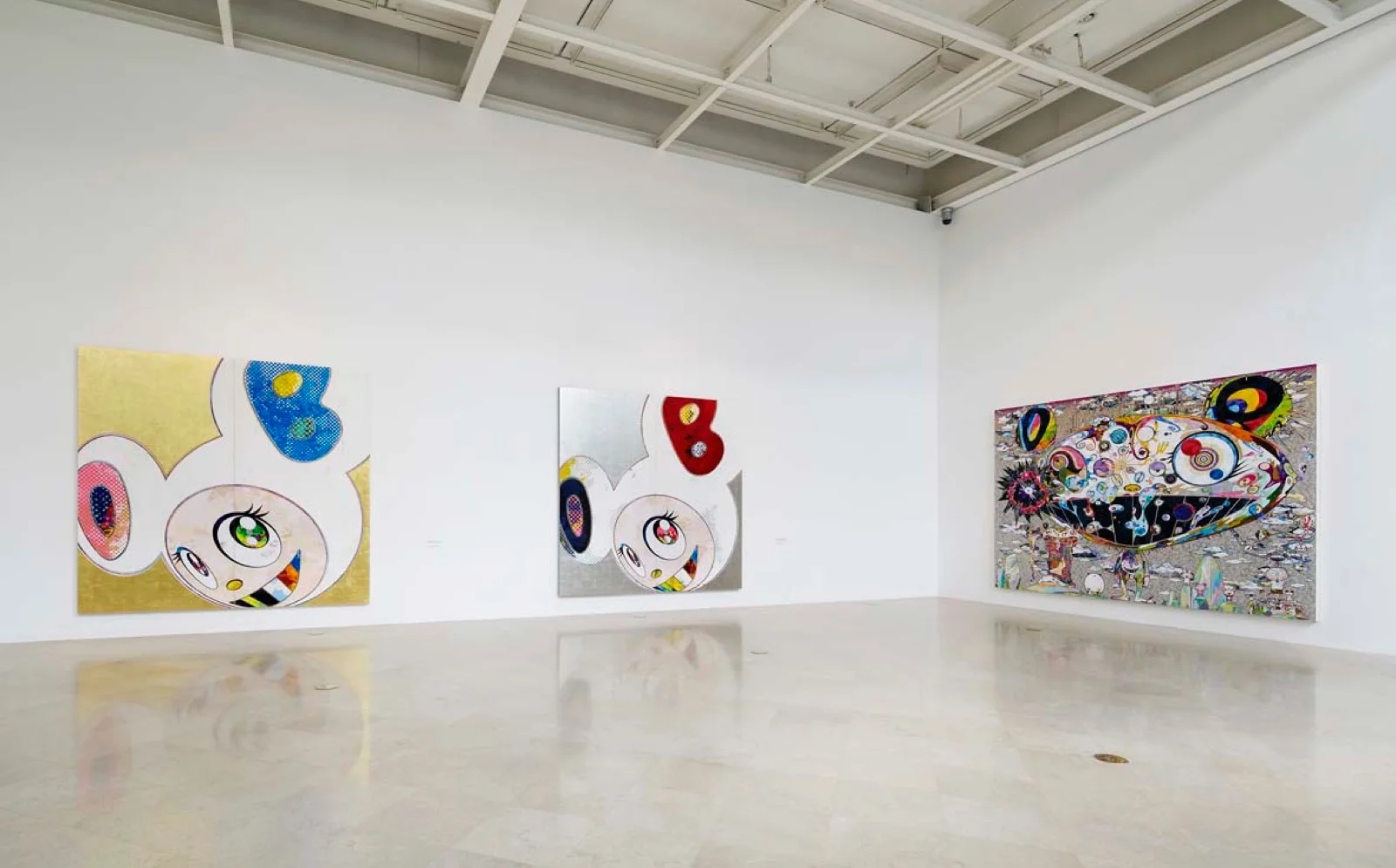  Installation view of the "Takashi in Superflat Wonderland" exhibition at Plateau, Samsung Plateau Museum, Seoul (Korea), 2013 