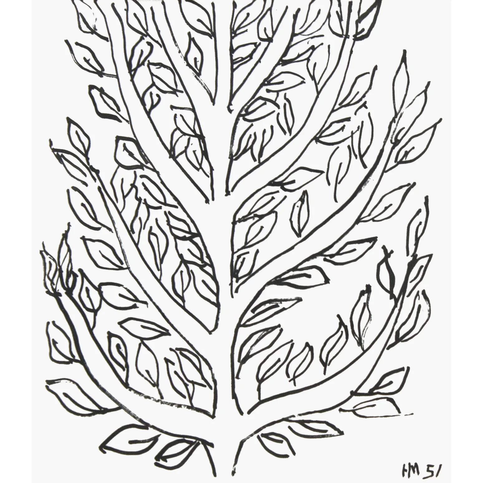 henri-matisse-lithograph-the-plane-tree-1951-mourlot-Tériade-paris-art-group-projects-unframed.jpg