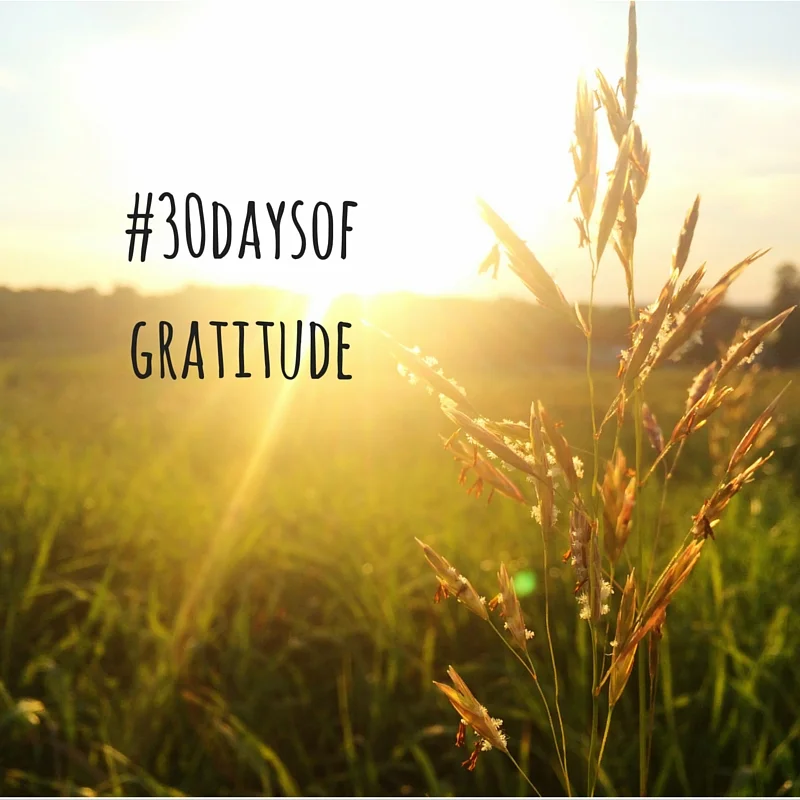 Celebrating 30 Days of Gratitude