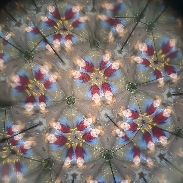 How good are kaleidoscopes?

This is Yagan, taken through the kaleidoscope he got for his recent birthday.