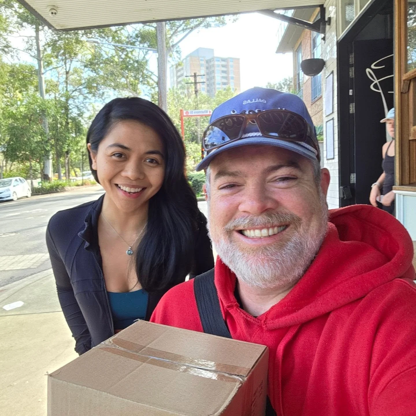 So great to catch up with Ratu, the inspiring founder of #socialenterprise @womenslantern , which sells solar lanterns (made from agricultural waste product) and employs migrant women fleeing and recovering from domestic violence in Australia. They l