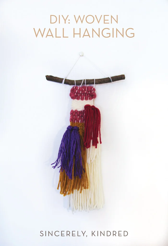 DIY: WOVEN WALL HANGING