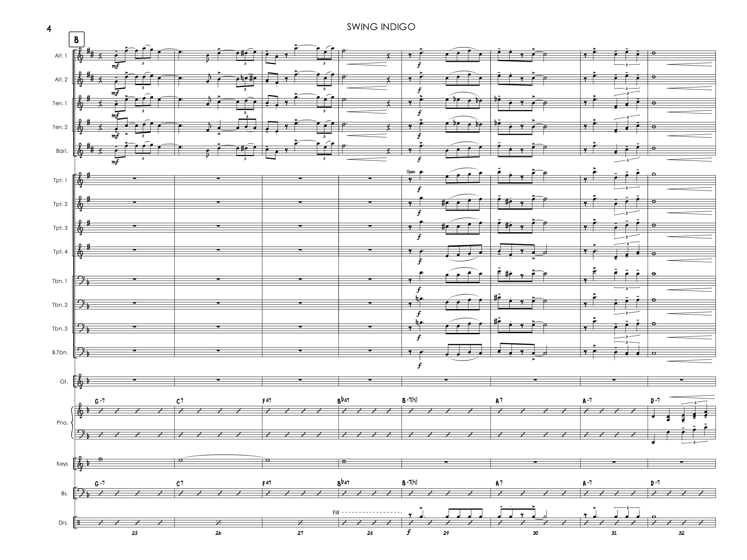 Jazz Band Score