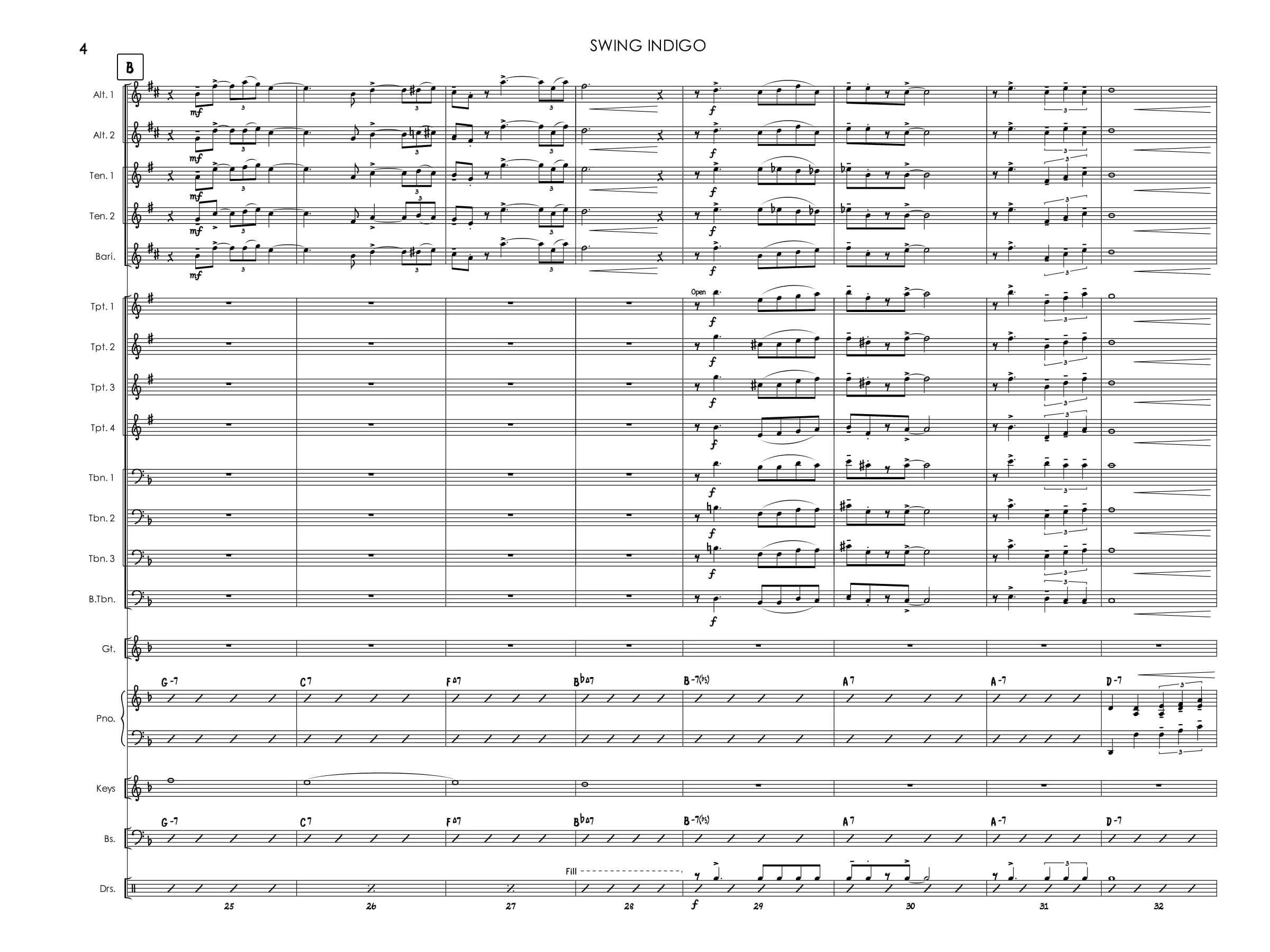 Jazz Band Score