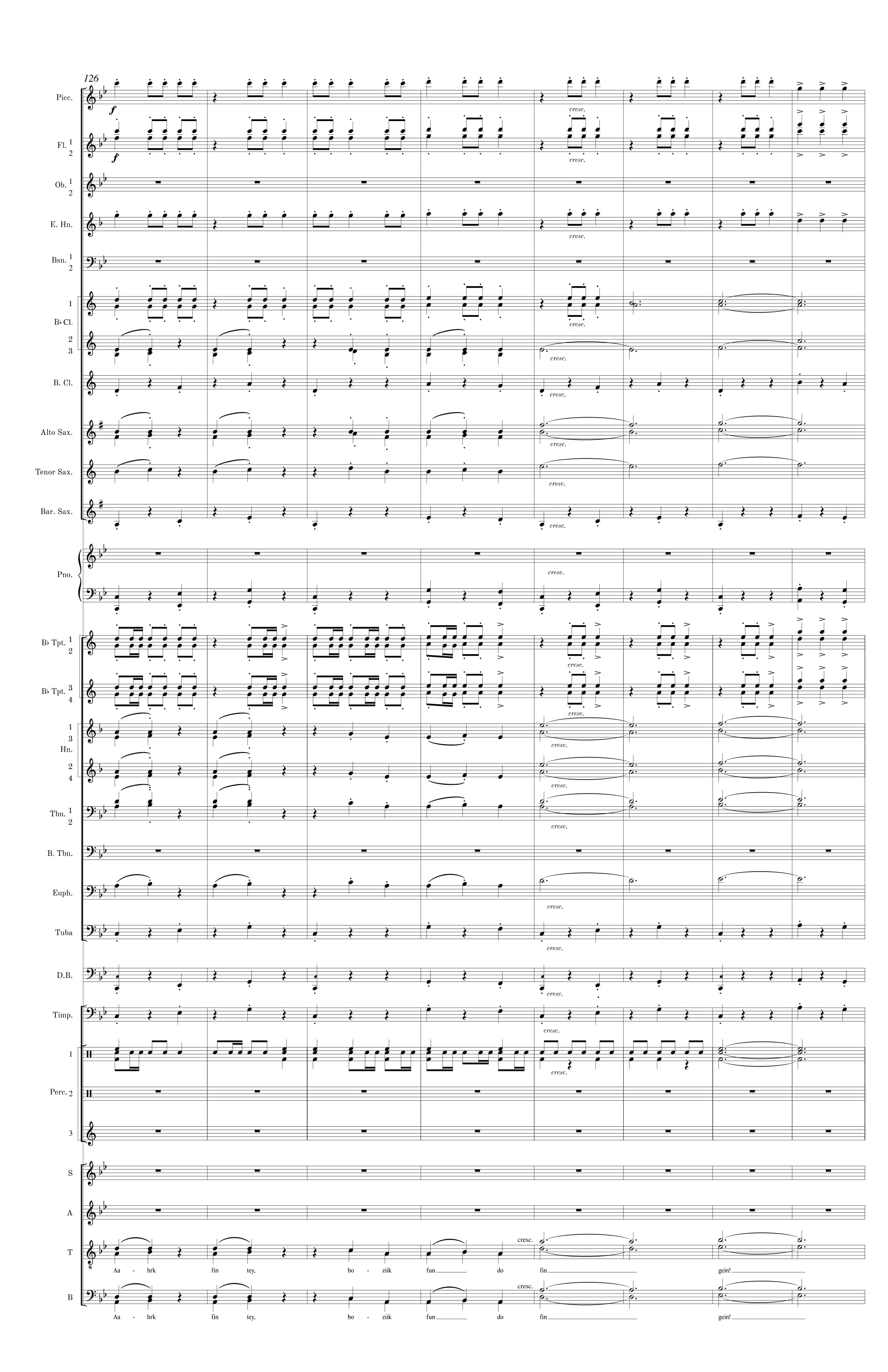 Symphonic Band Score