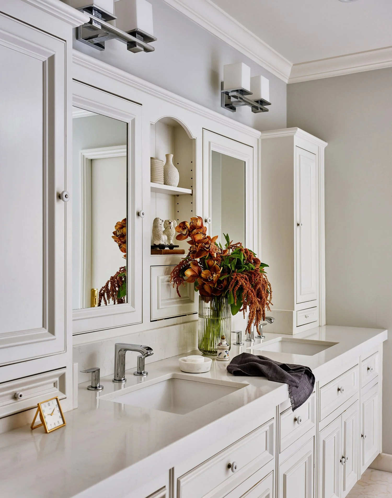 Master Bathroom Sinks and Mirrors