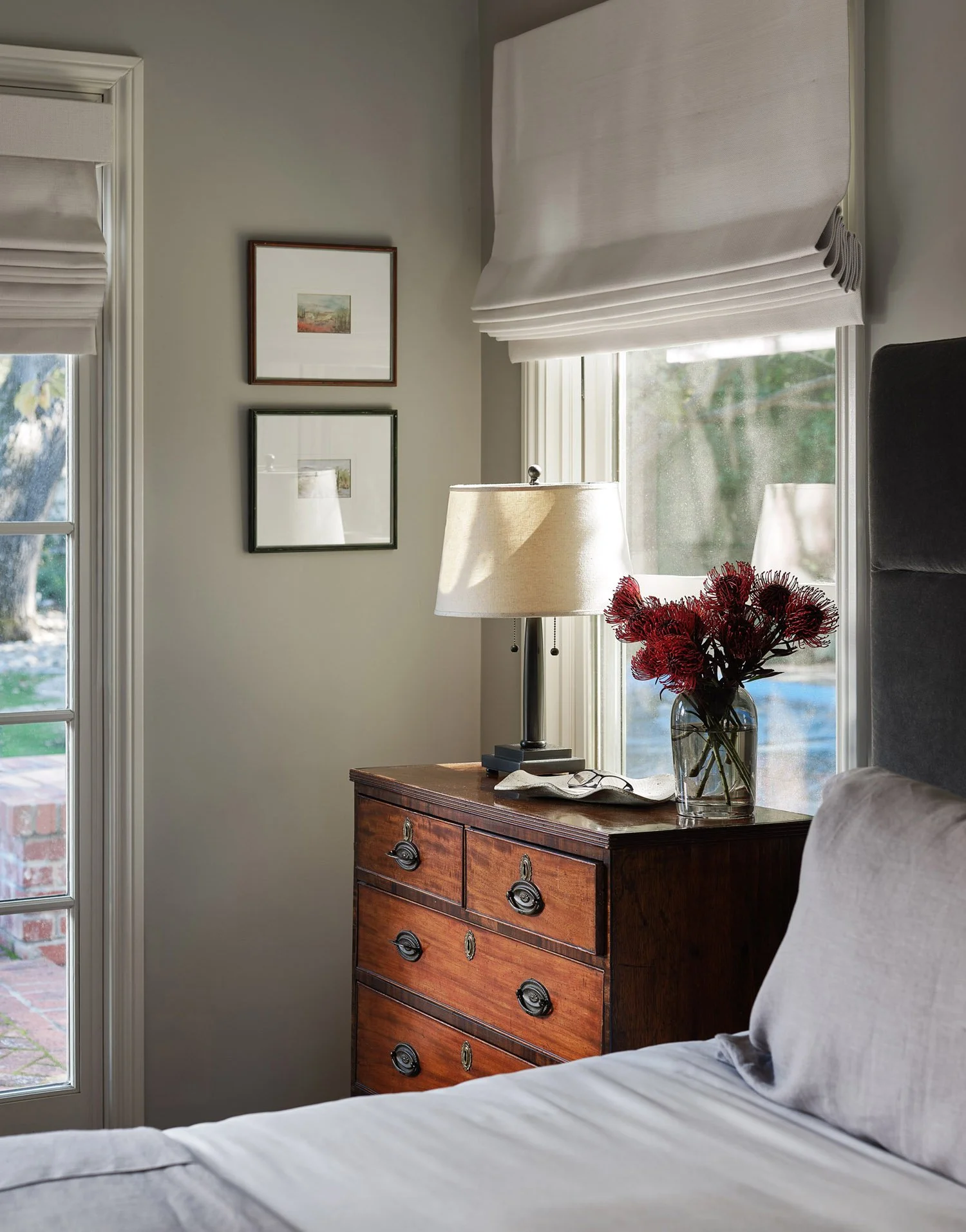 Master Bedroom Window and Nightstand