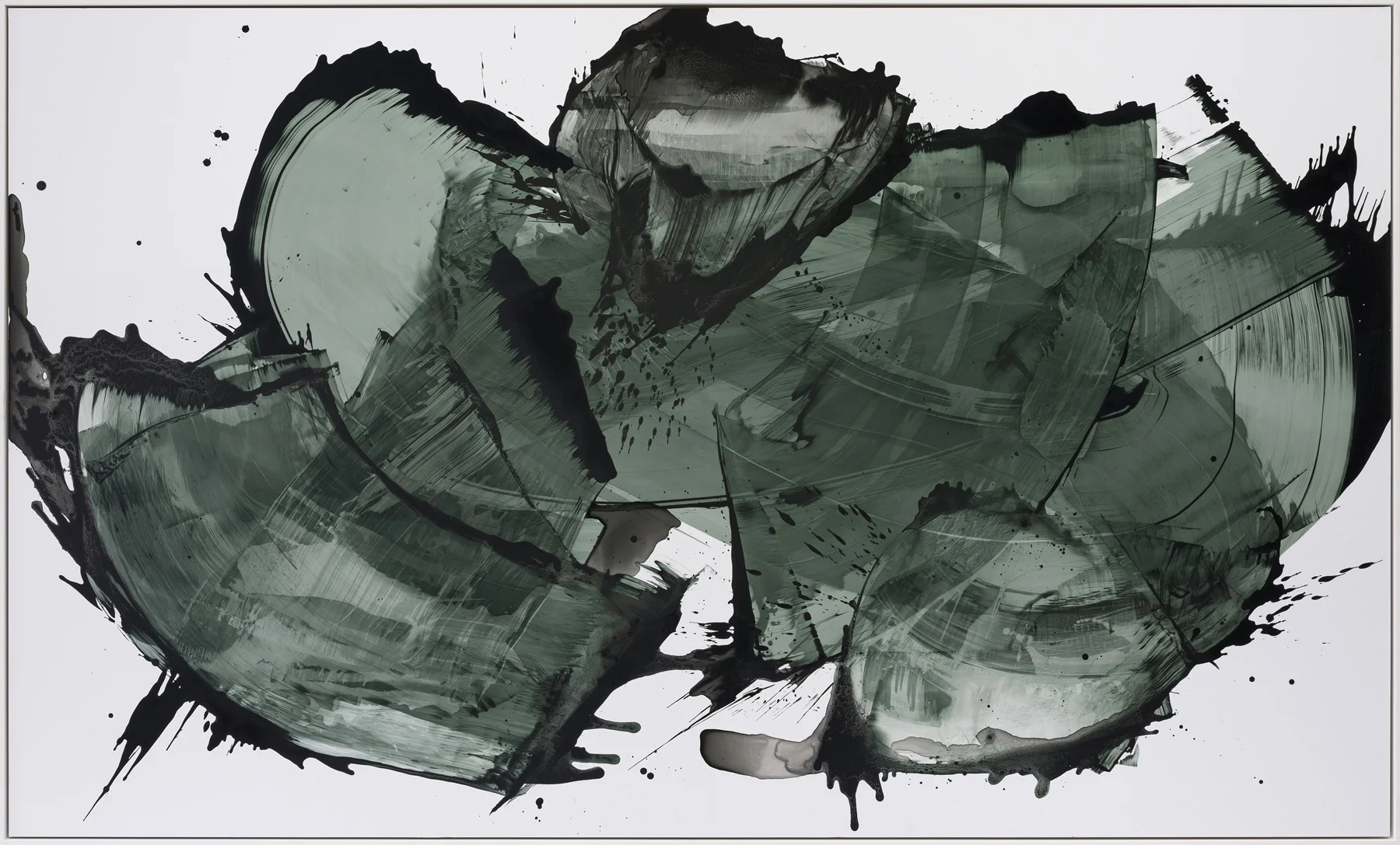 Ceres , 2018 Acrylic and Indian Ink on Paper 250 x 155 cm