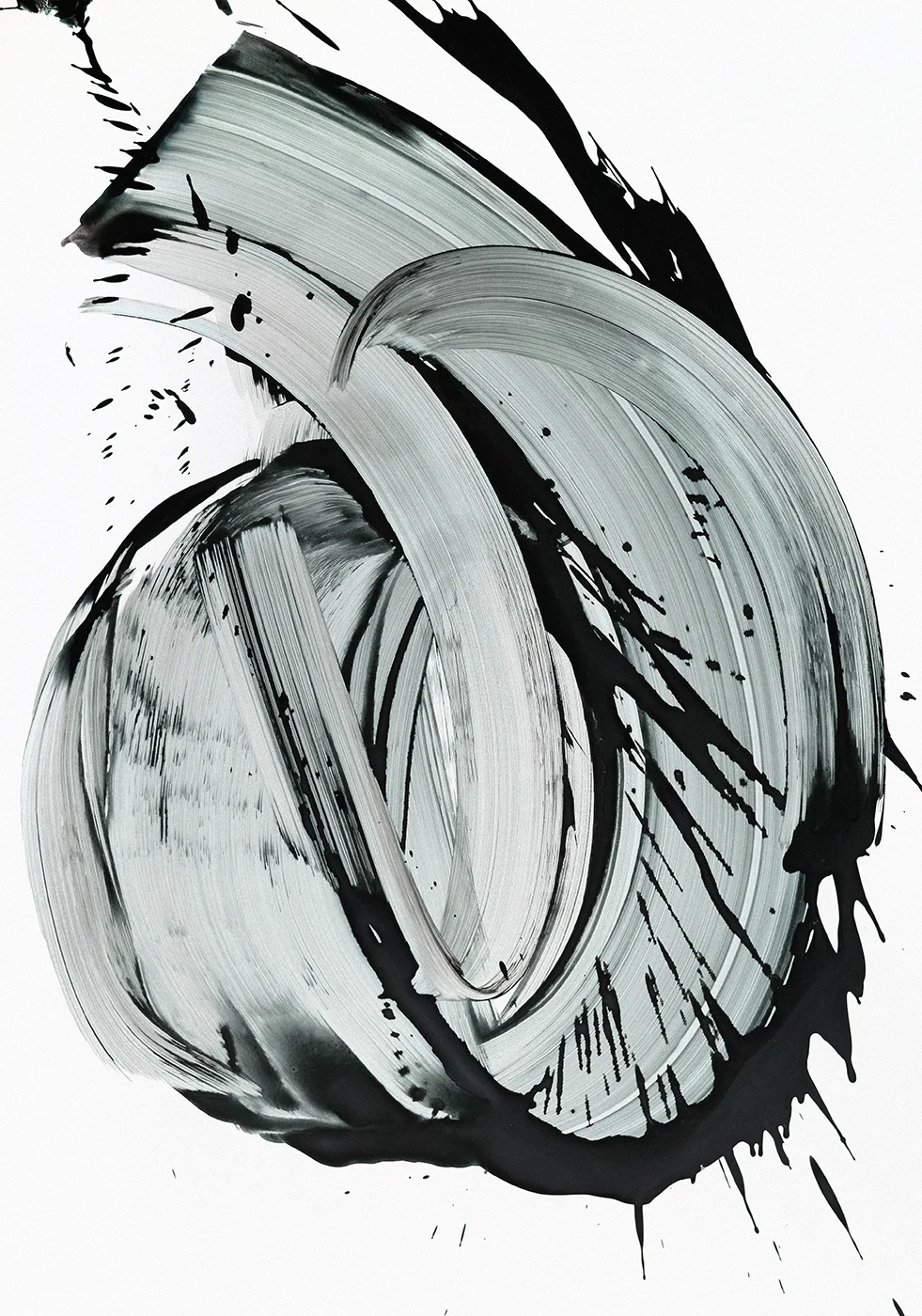 from the Rorschach series, 2018 Acrylic on paper 40 x 60 cm