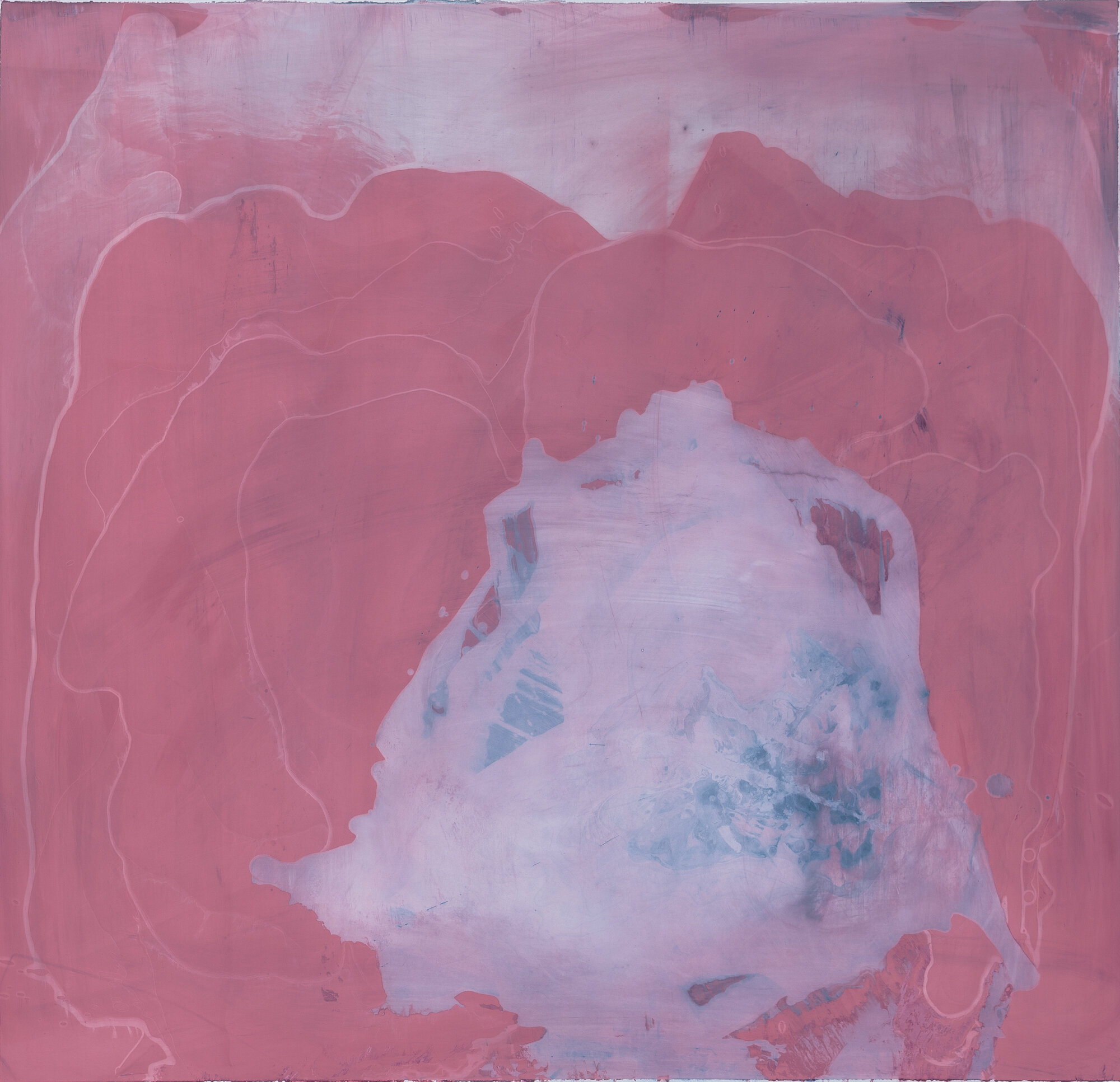 Stacie McCormick, Coral Burst, 2020, Oil on paper, 76 x 77 cm.jpg