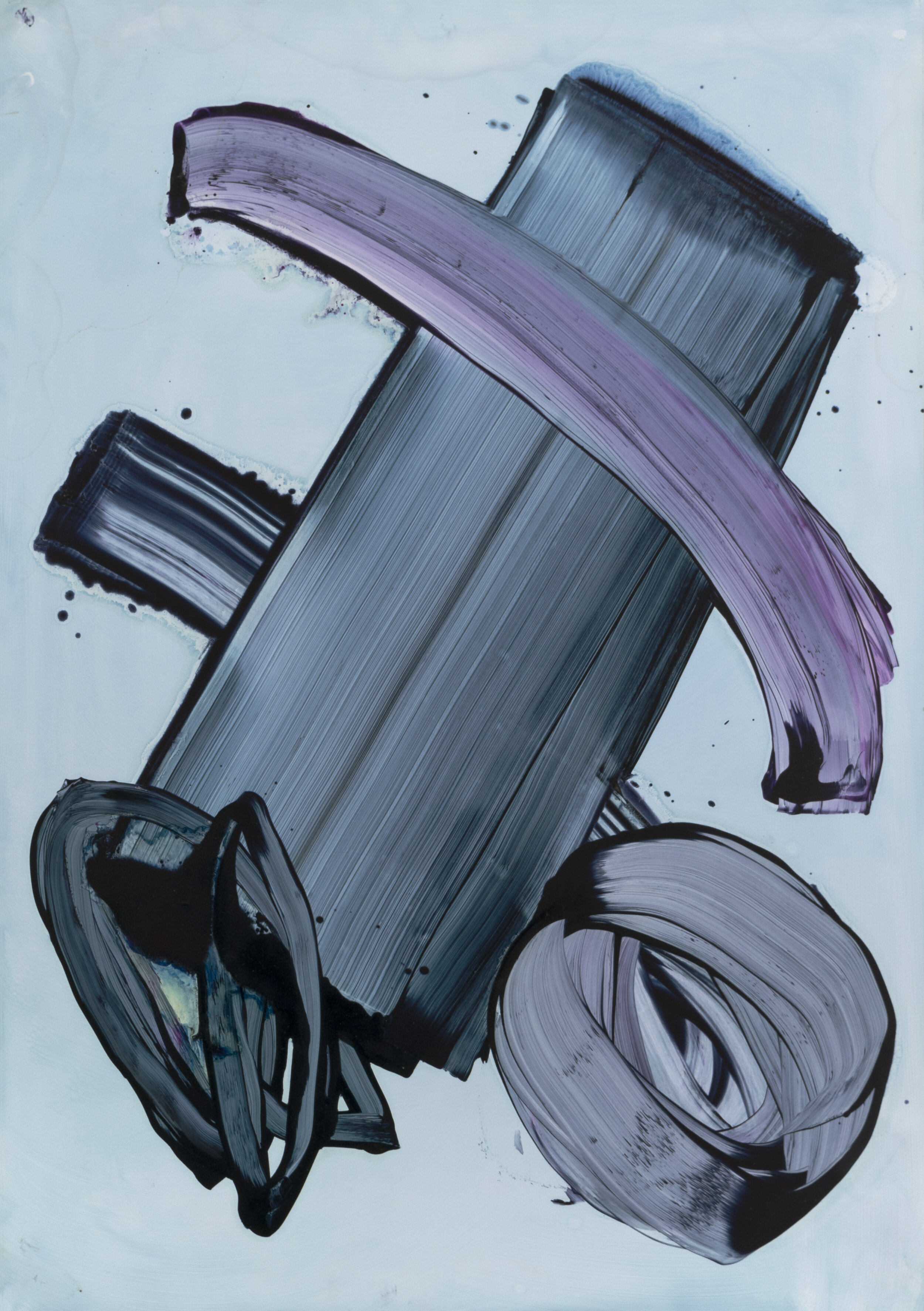 Stacie McCormick, Field Colour Series (Nothing But), 2019, Oil on paper, 84.1 x 59.4 cm.jpg