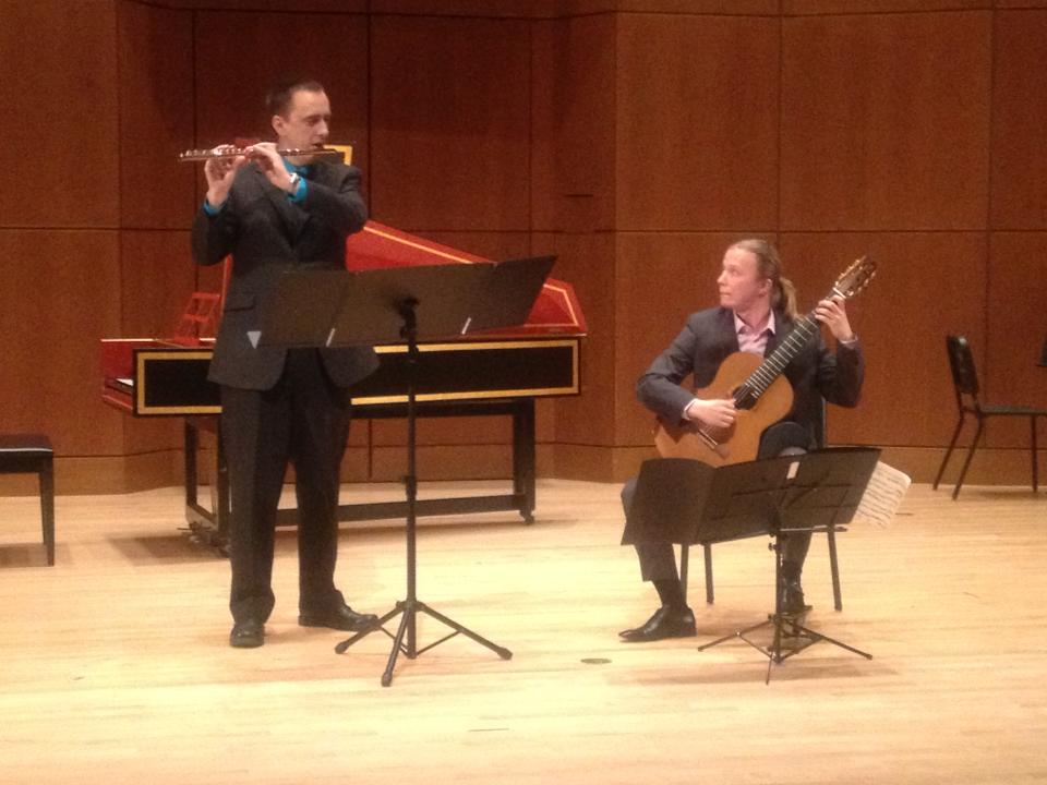 Duet with Bernard Blary at UBC's Roy Barnet hall