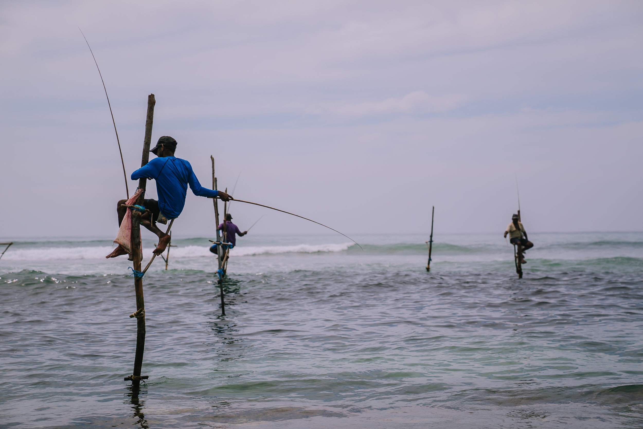 Pescatori sui pali
