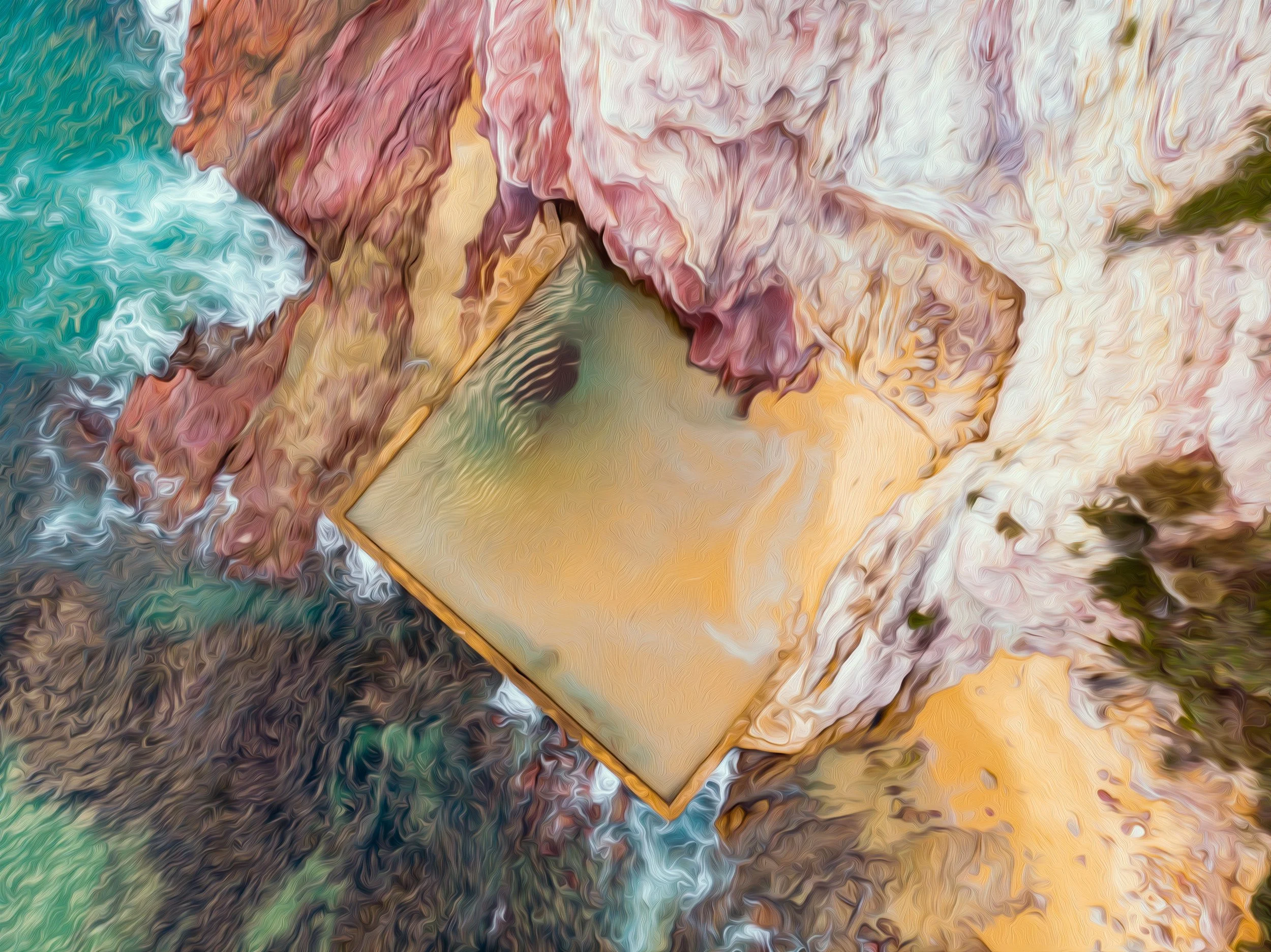 Aislings Beach Pool Abstract