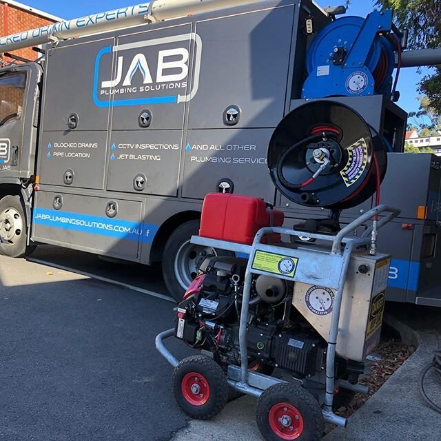 Doesn&rsquo;t matter where your blocked drain is located, we carry a full range of jet blasters capable of reaching the most difficult access points. Pictured here is the latest edition to our collection from @southerncrossjetblasting on its way to c