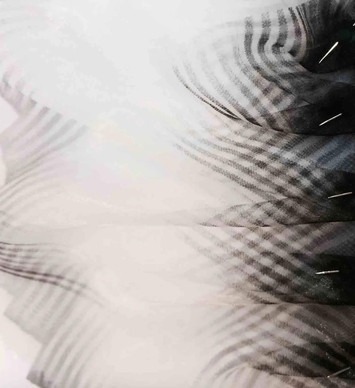 sheer stripe print experiments