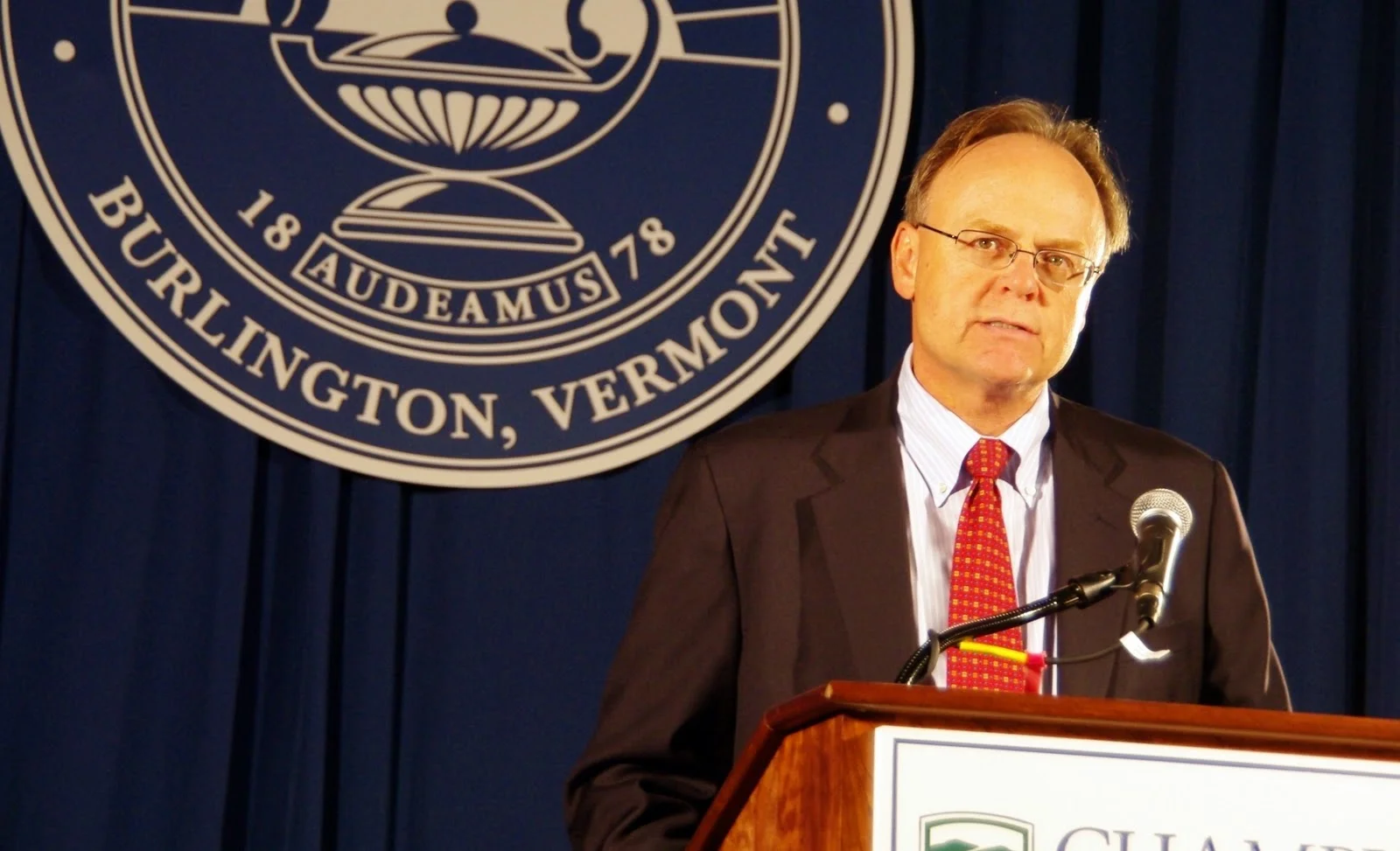 Dr. David F. Finney, President Champlain College