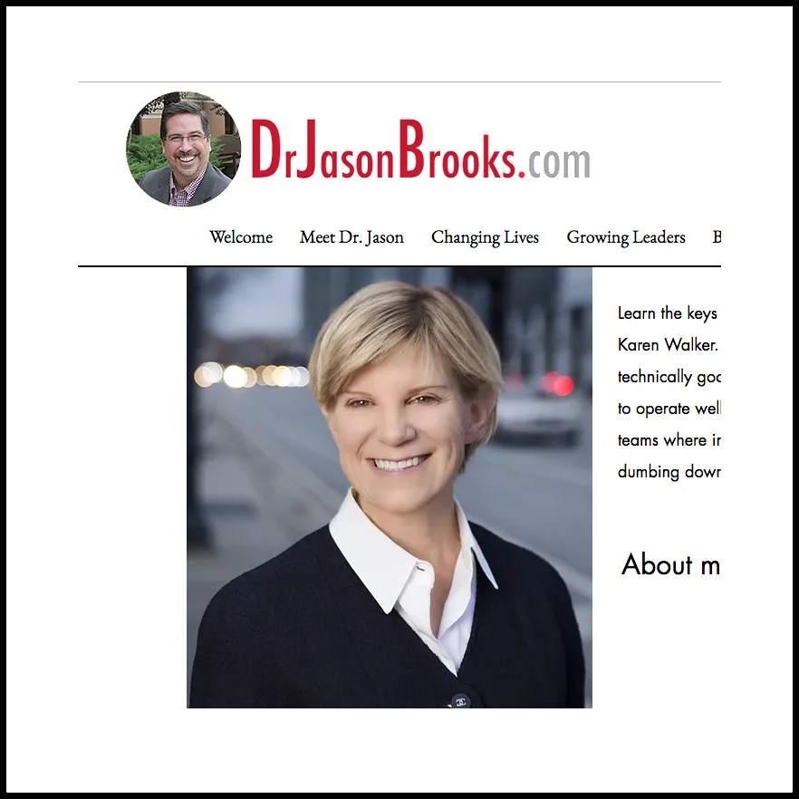 Dr. Jason Brooks with Karen Walker: No Dumbing Down