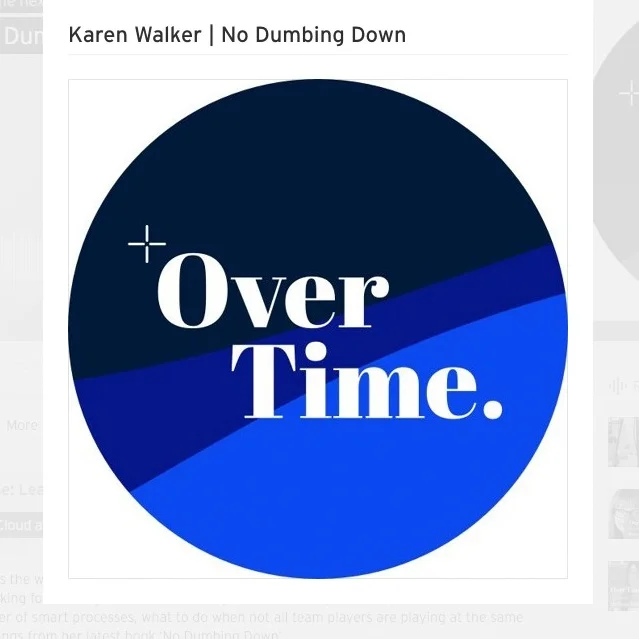 OverTime: Leadership for the next generation with Karen Walker
