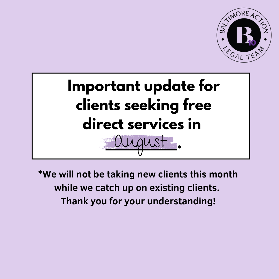 BALT Is Taking A Break In August