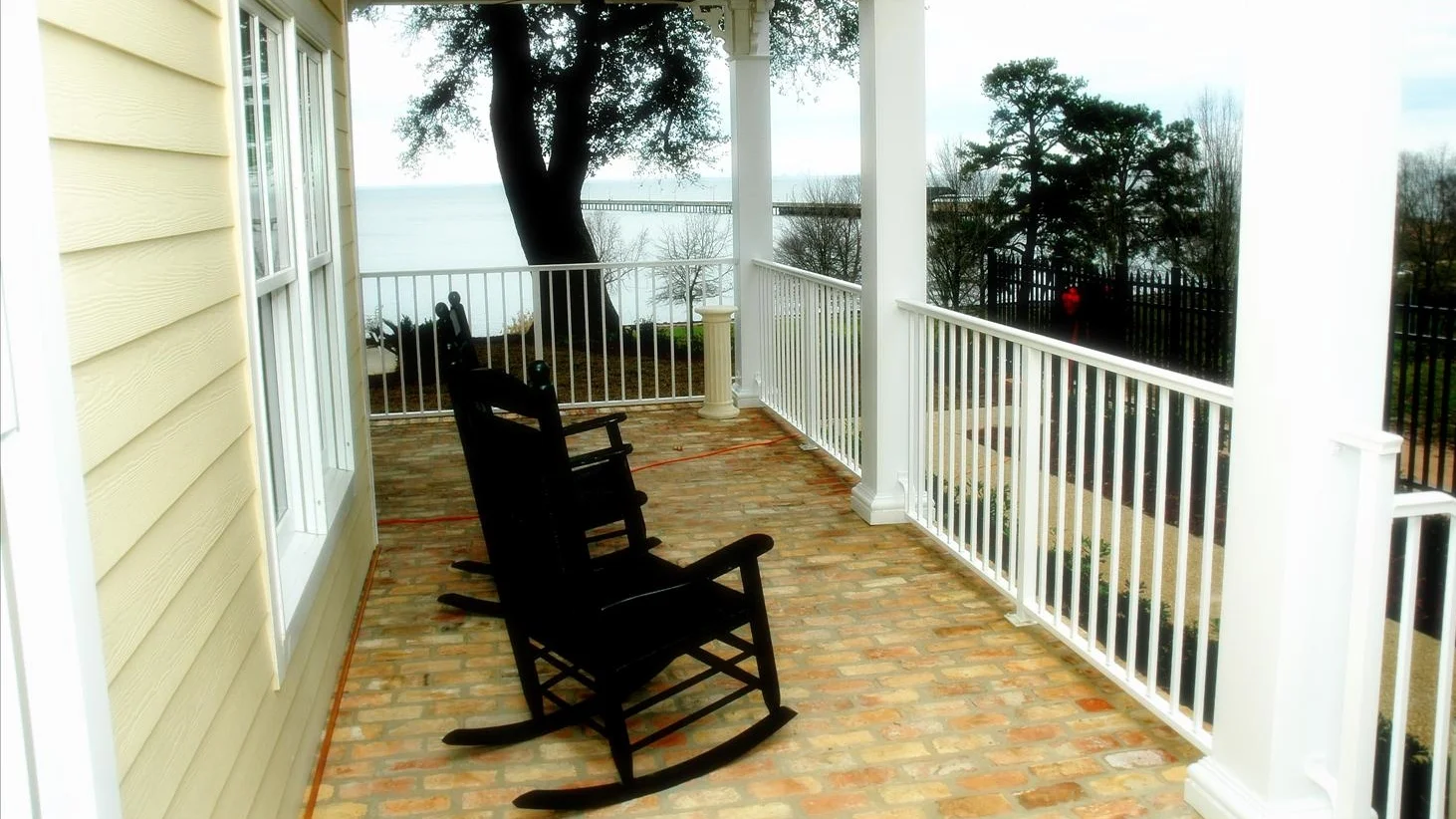 Veranda with Rocking Chairs