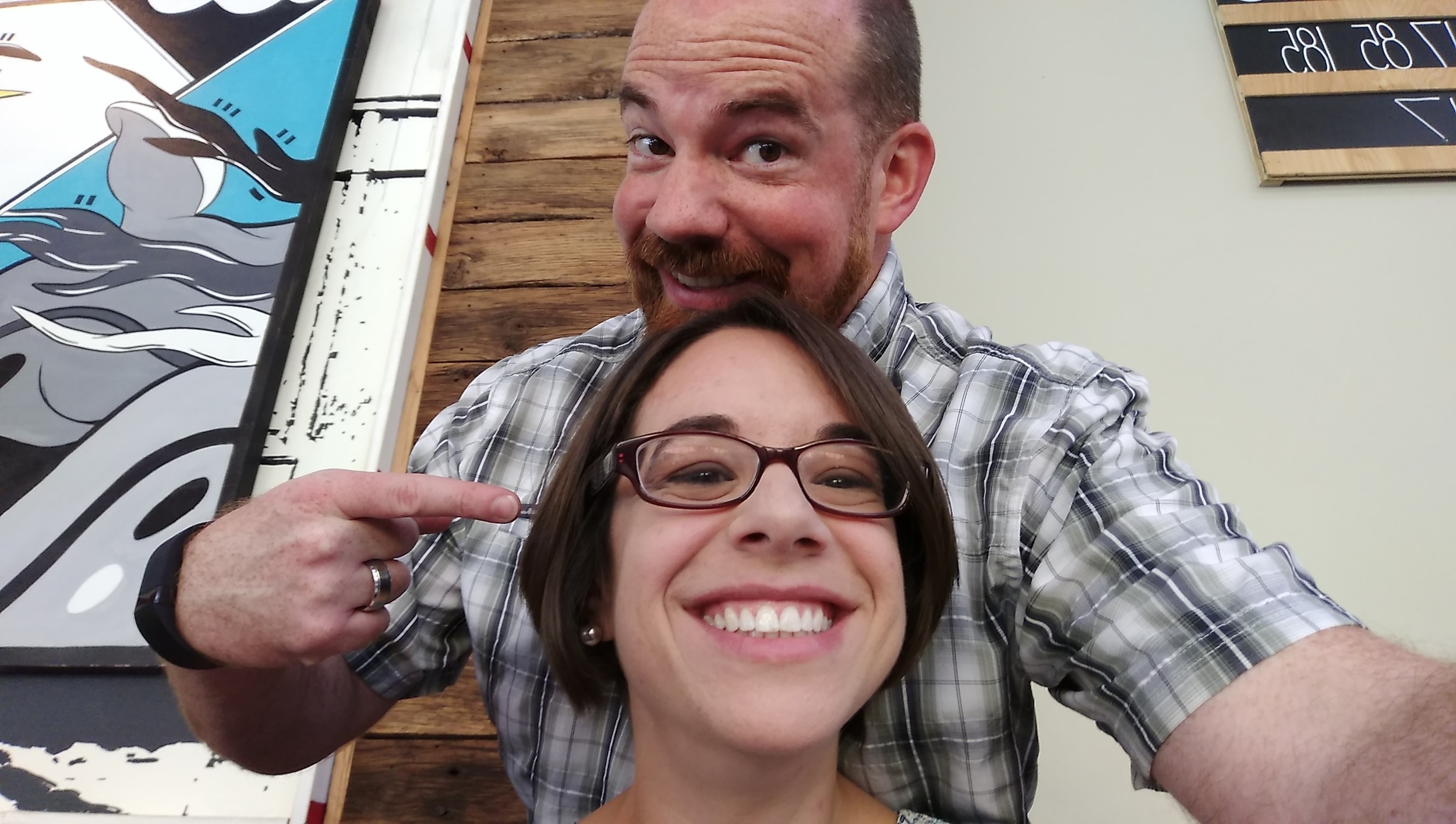 Rizzo. The best parenting partner a dude could ask for. See how she puts up with my shenanigans.