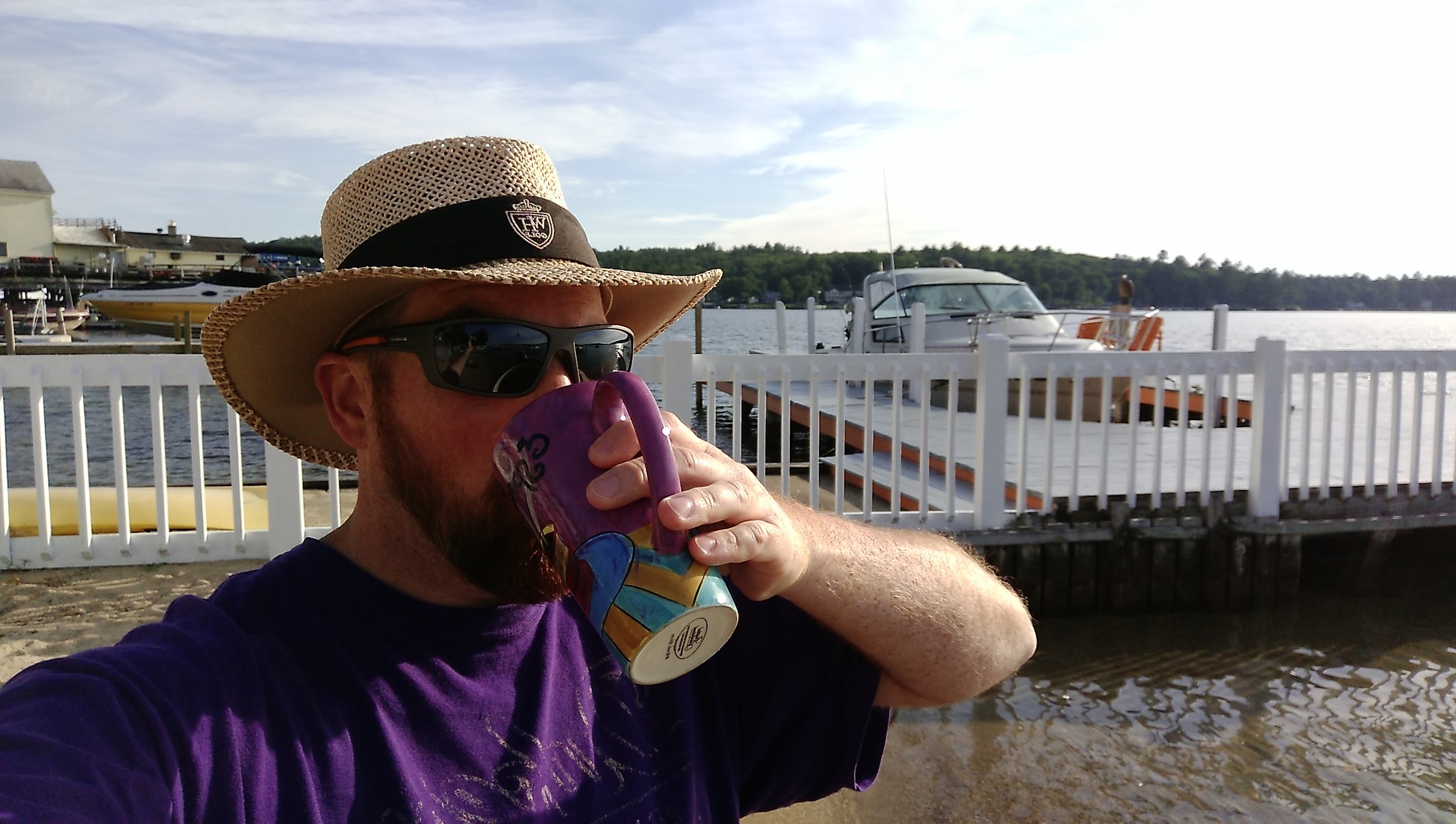 Coffee on the beach