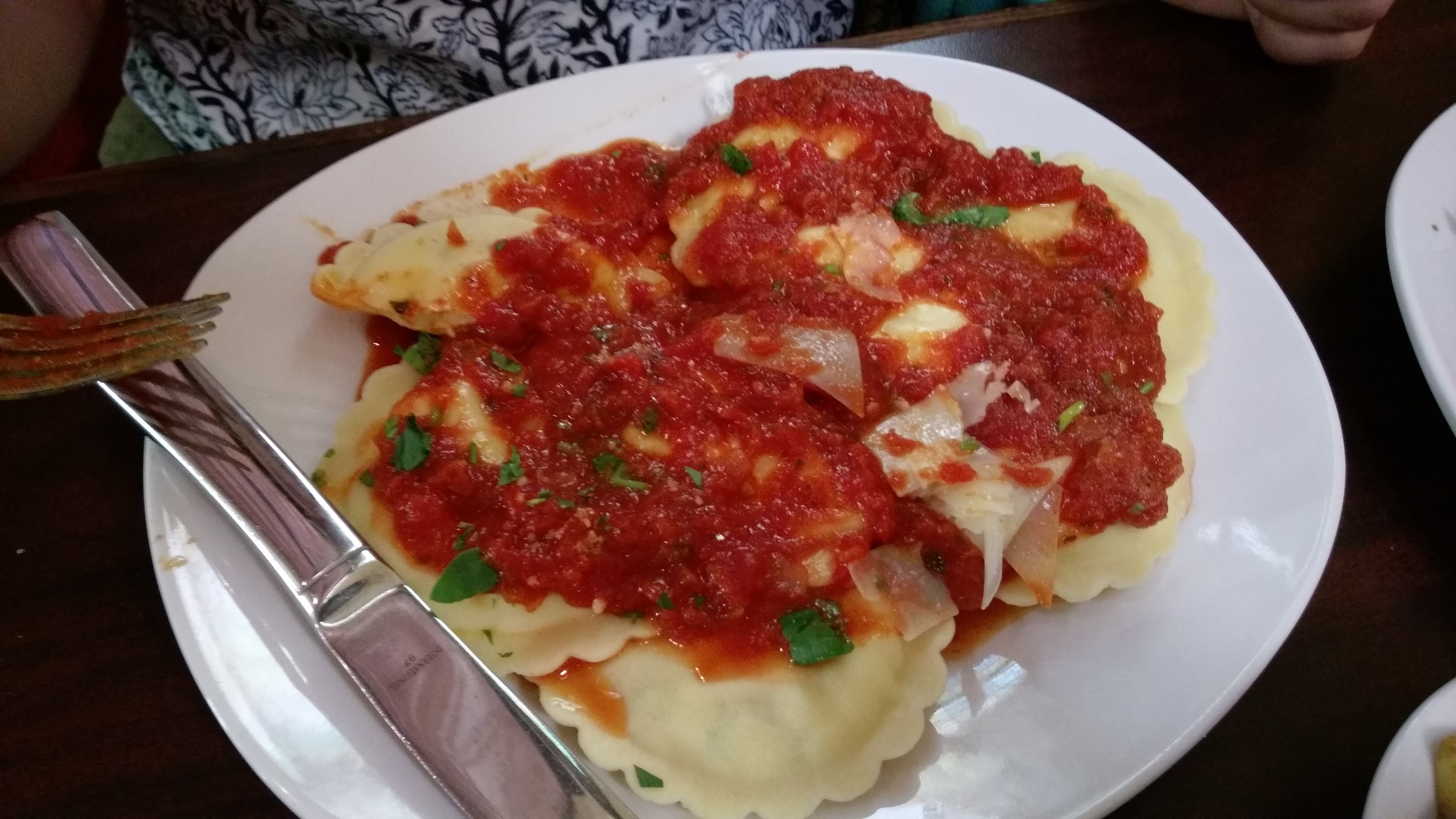 Rizzo's ravioli