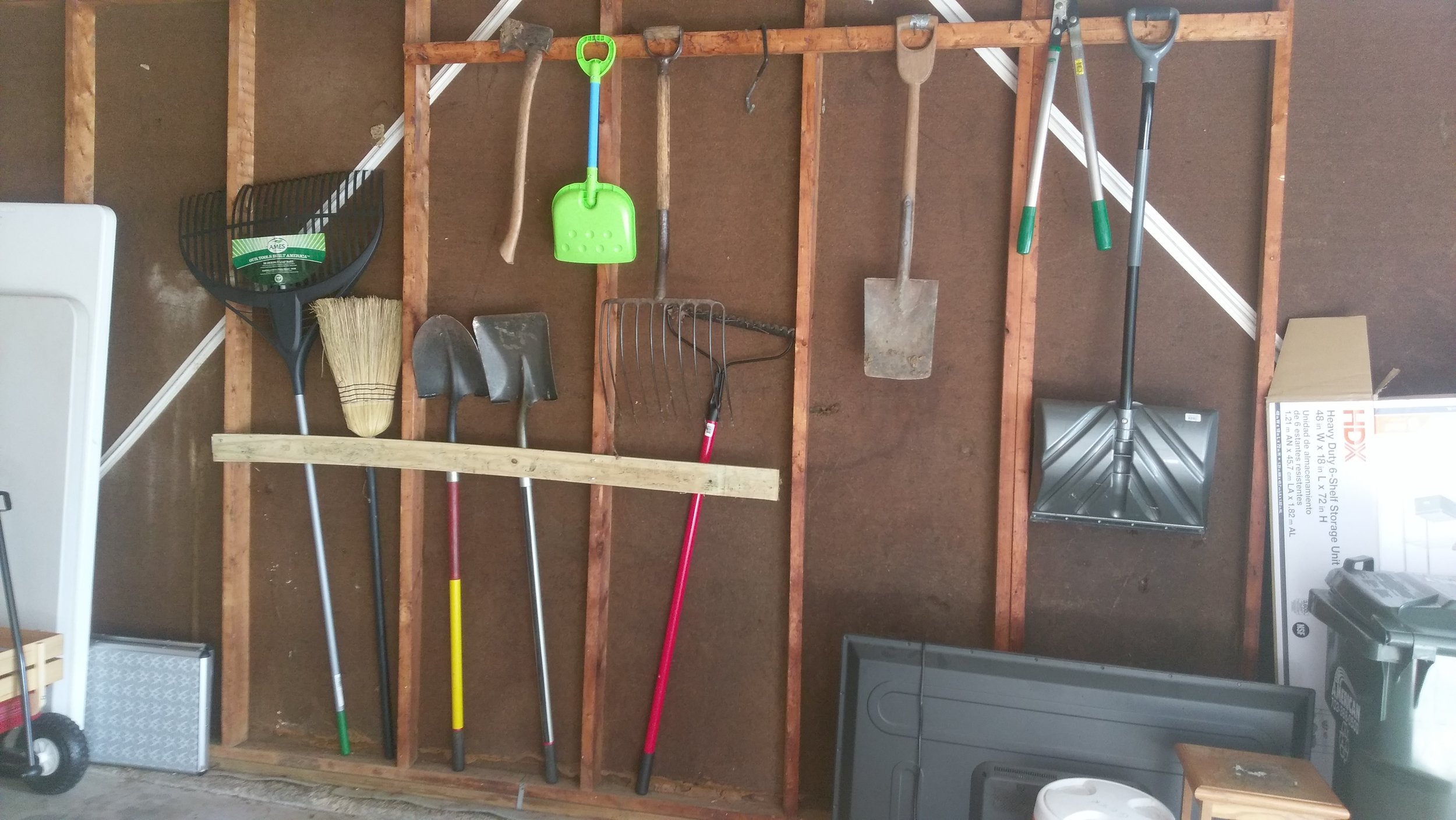 Getting tools on the wall