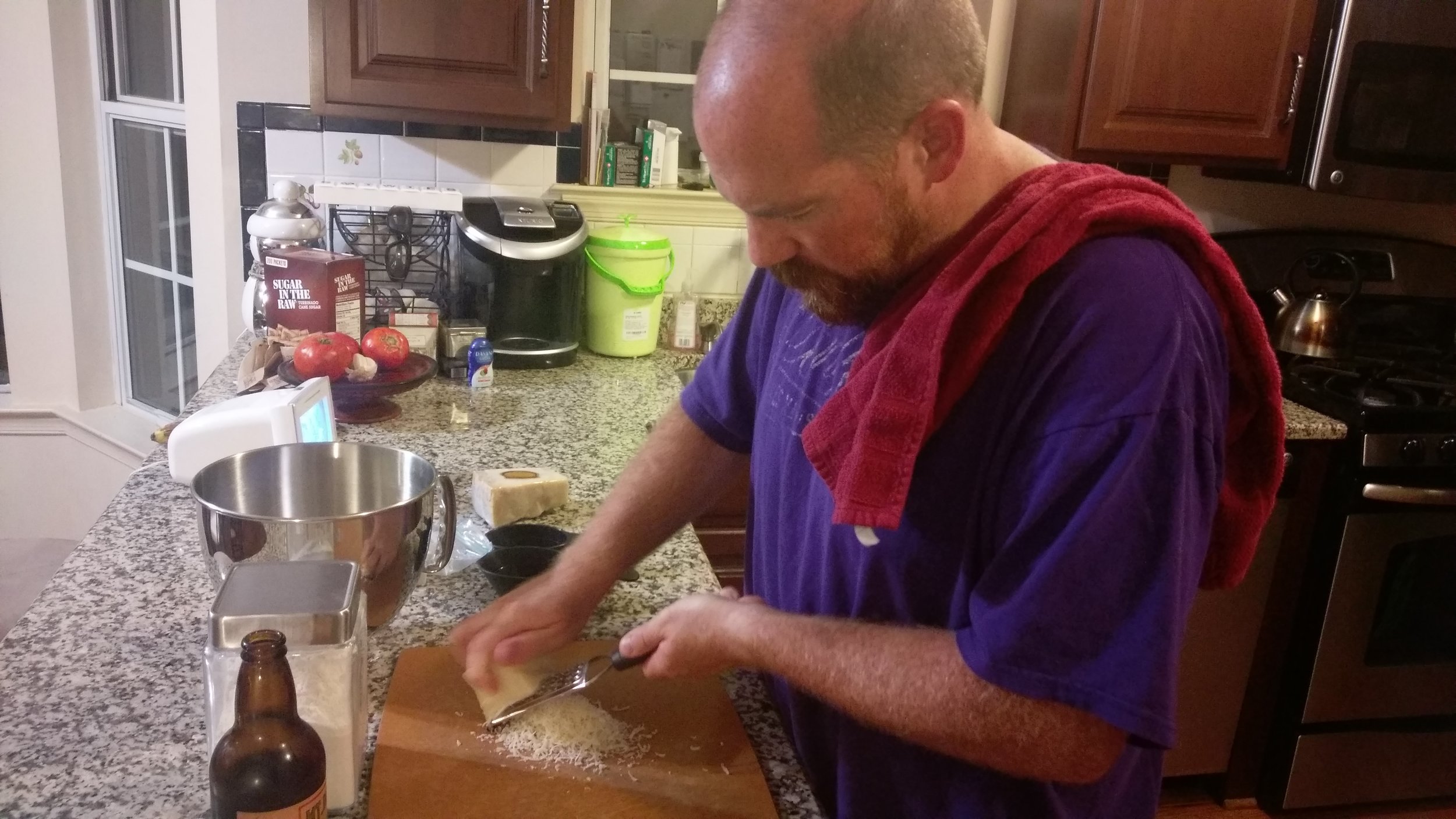 I hand grate my cheese